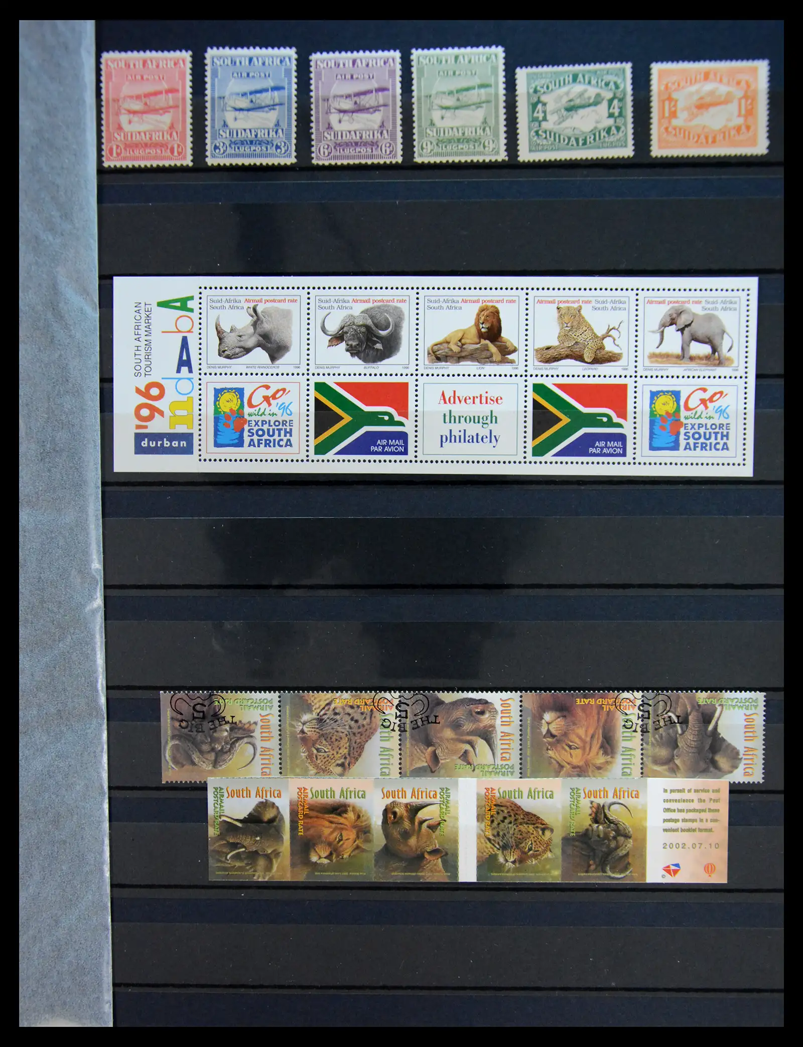 41168 0043 - Stamp collection 41168 South Africa 1910-1994.