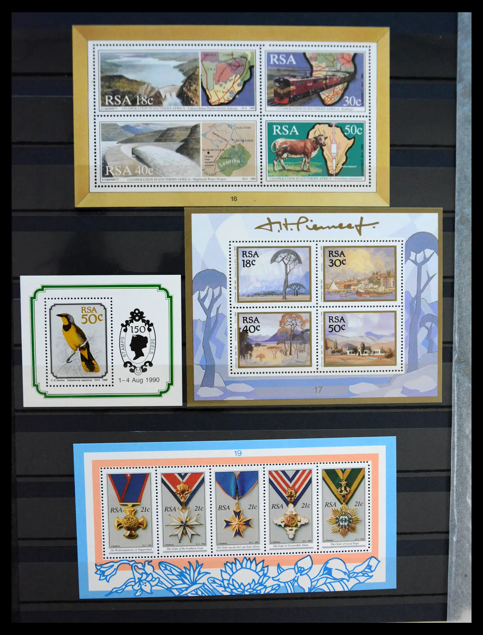 41168 0051 - Stamp collection 41168 South Africa 1910-1994.