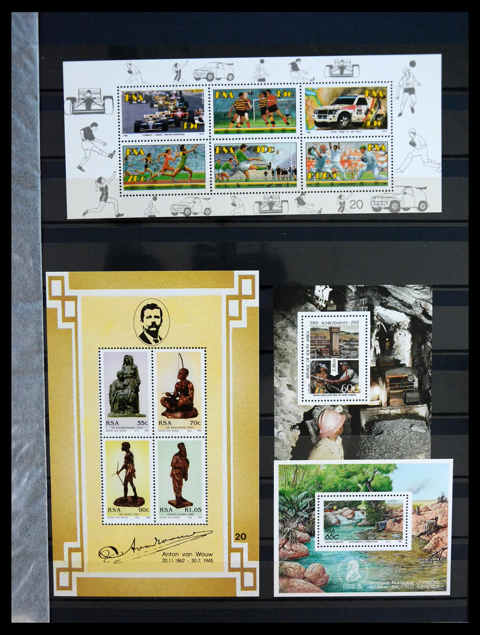 41168 0052 - Stamp collection 41168 South Africa 1910-1994.