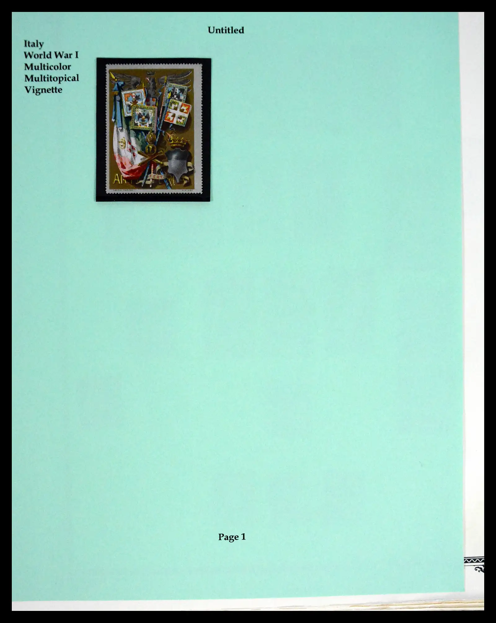 41170 0007 - Postzegelverzameling 41170 Italië en koloniën 1862-1961.