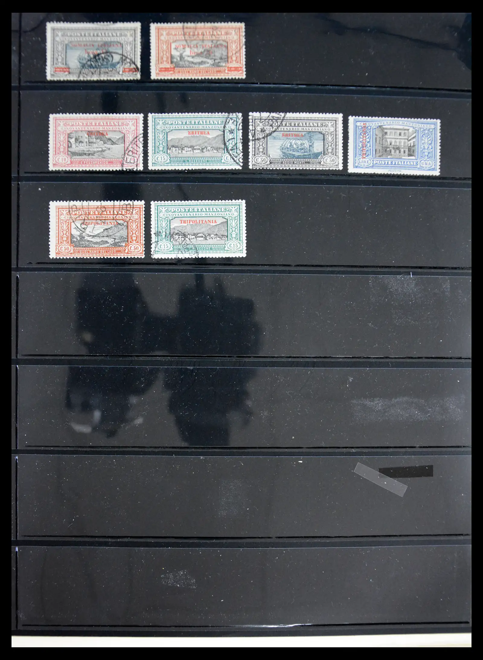 41170 0013 - Postzegelverzameling 41170 Italië en koloniën 1862-1961.