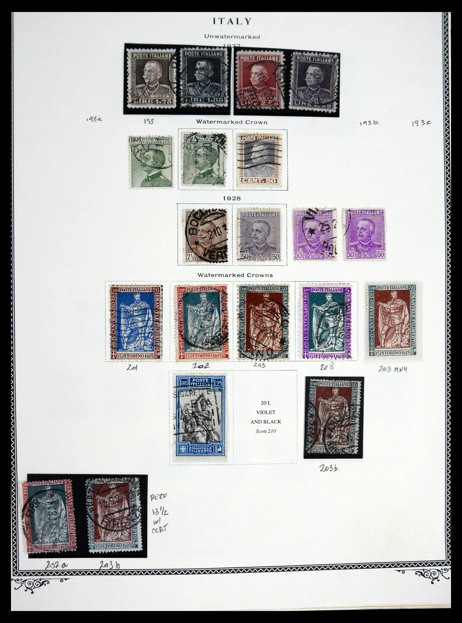 41170 0017 - Postzegelverzameling 41170 Italië en koloniën 1862-1961.