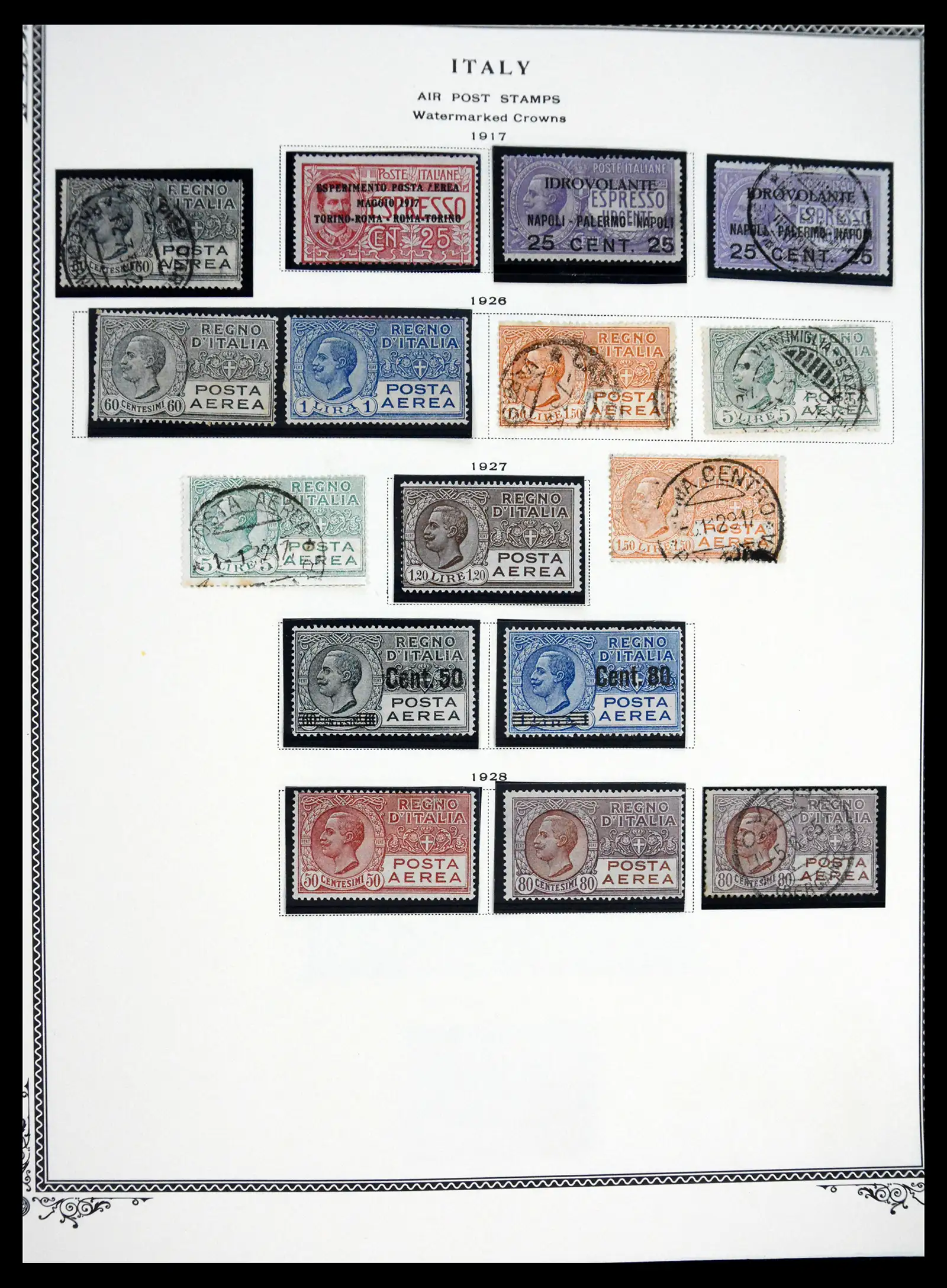 41170 0024 - Postzegelverzameling 41170 Italië en koloniën 1862-1961.