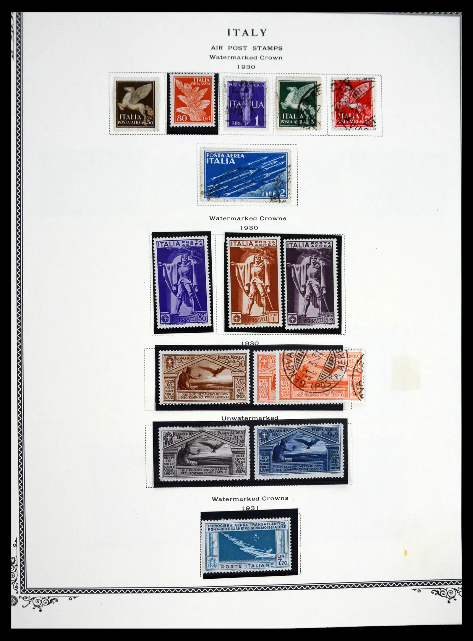 41170 0025 - Postzegelverzameling 41170 Italië en koloniën 1862-1961.