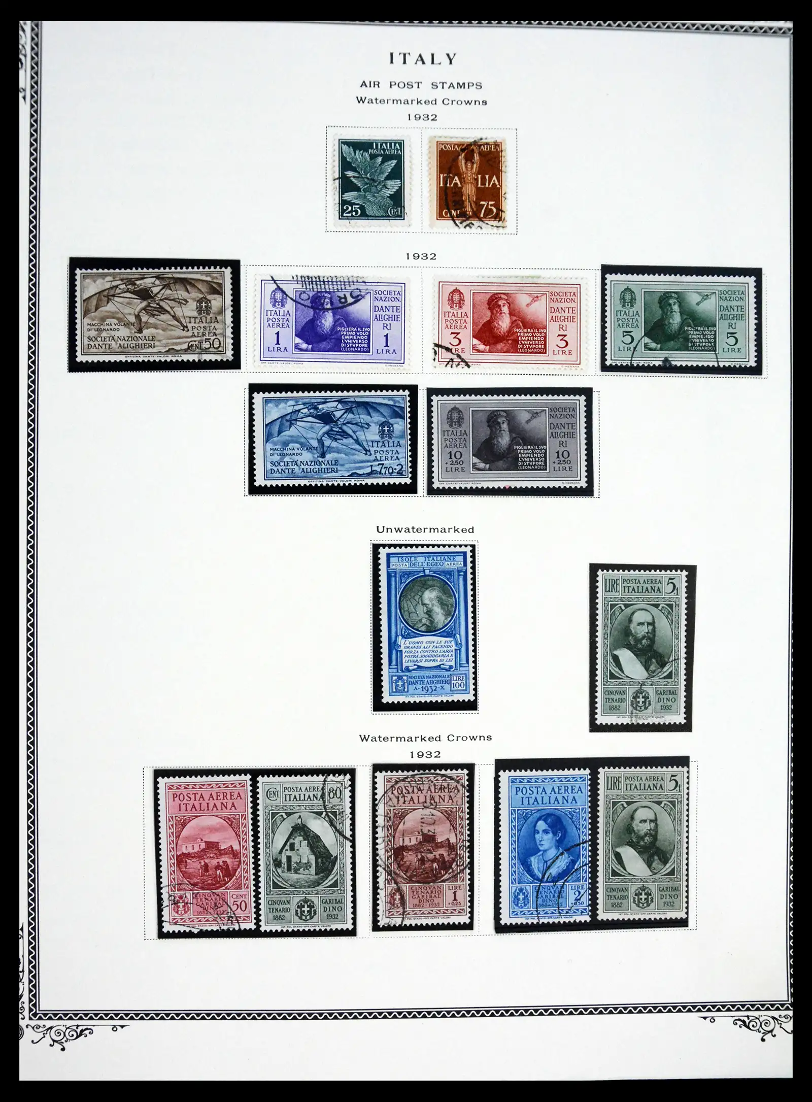 41170 0026 - Postzegelverzameling 41170 Italië en koloniën 1862-1961.