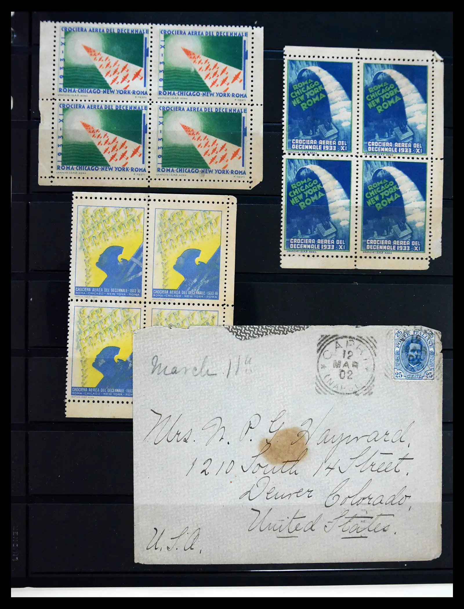 41170 0030 - Postzegelverzameling 41170 Italië en koloniën 1862-1961.