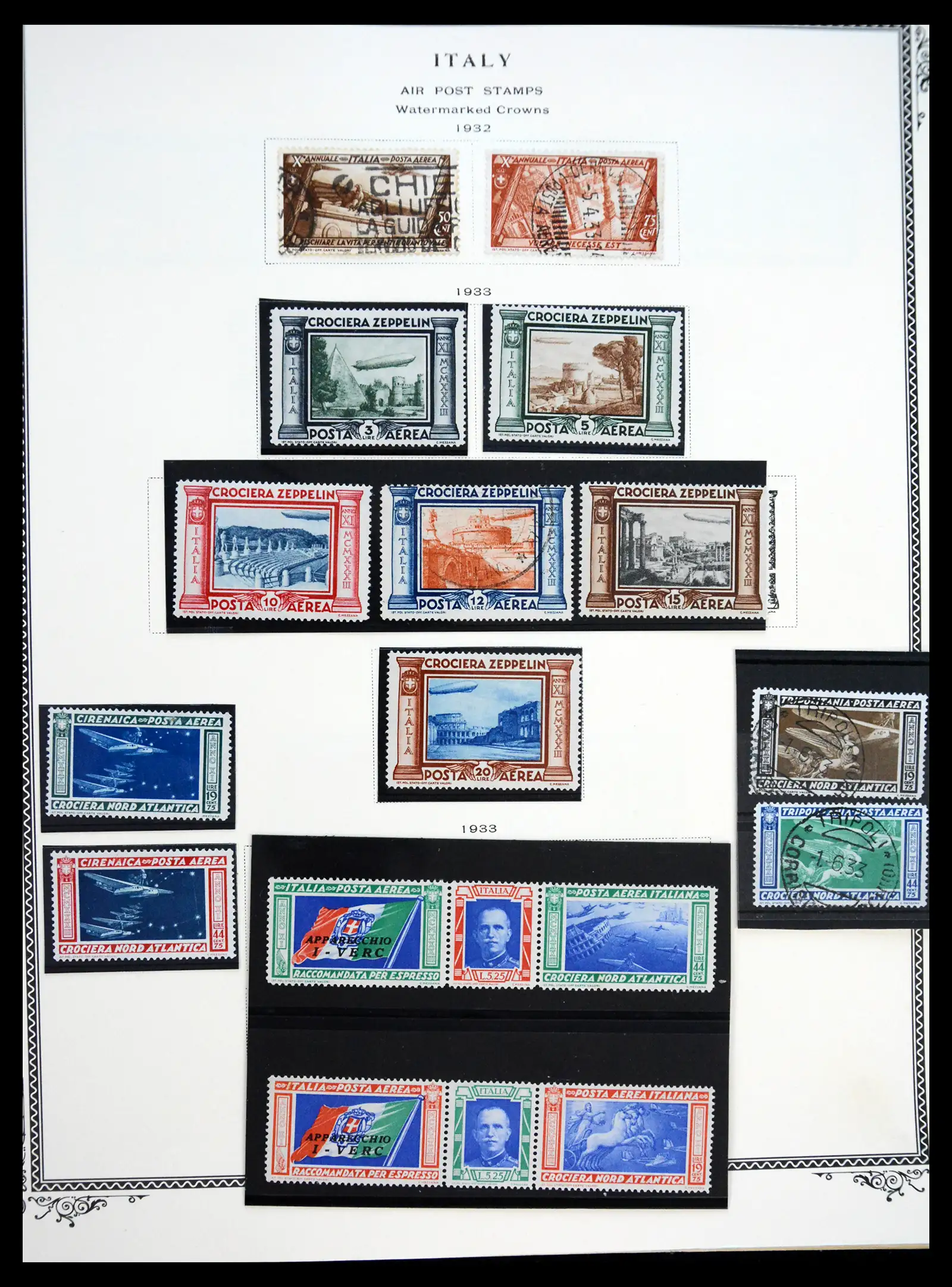 41170 0032 - Postzegelverzameling 41170 Italië en koloniën 1862-1961.