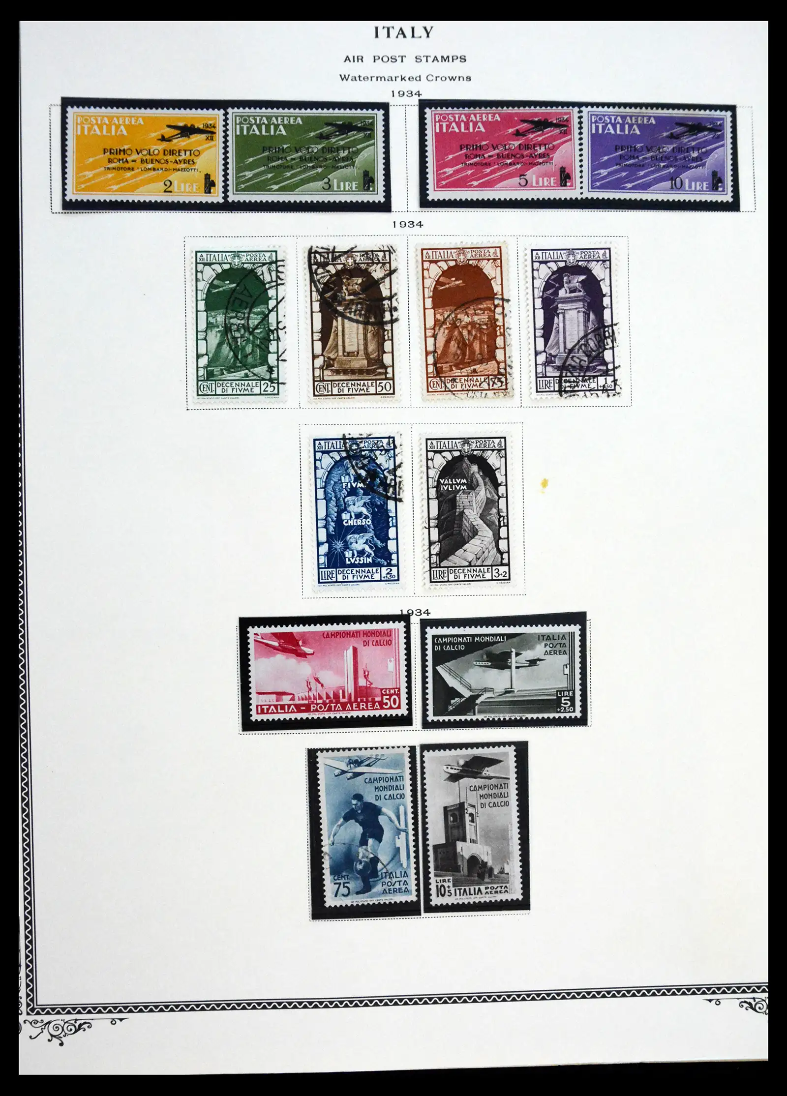 41170 0033 - Postzegelverzameling 41170 Italië en koloniën 1862-1961.