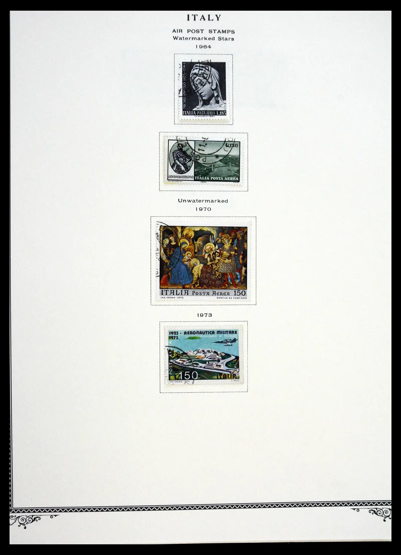 41170 0042 - Postzegelverzameling 41170 Italië en koloniën 1862-1961.