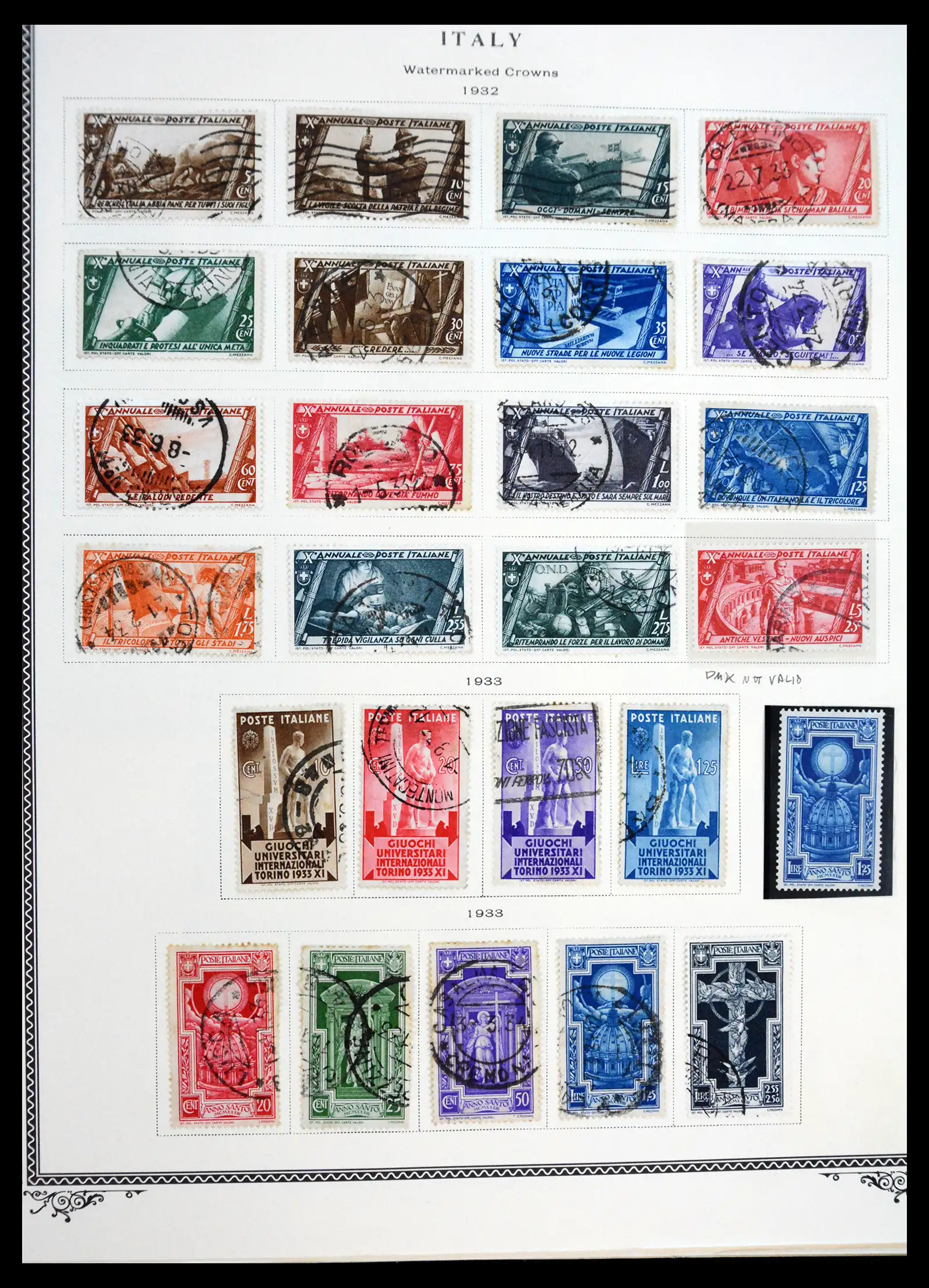 41170 0047 - Postzegelverzameling 41170 Italië en koloniën 1862-1961.