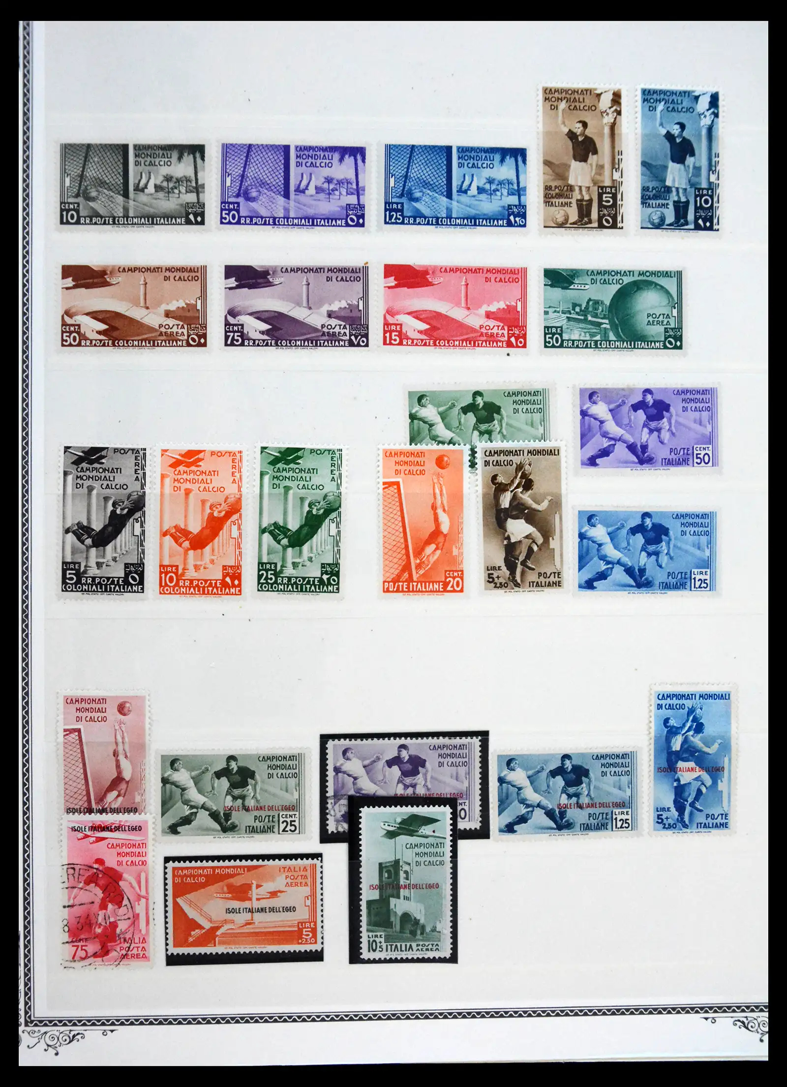 41170 0049 - Postzegelverzameling 41170 Italië en koloniën 1862-1961.