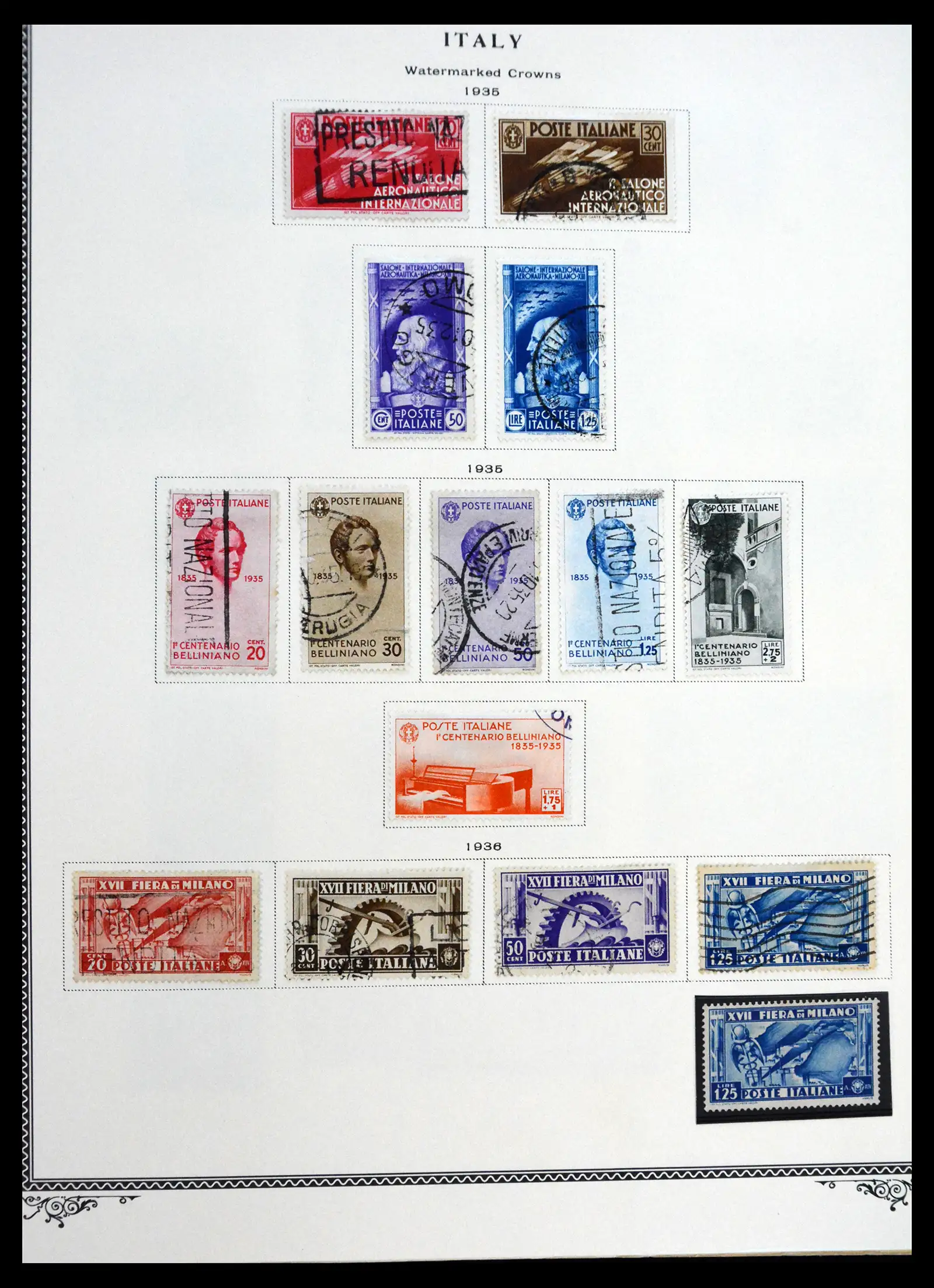 41170 0051 - Postzegelverzameling 41170 Italië en koloniën 1862-1961.