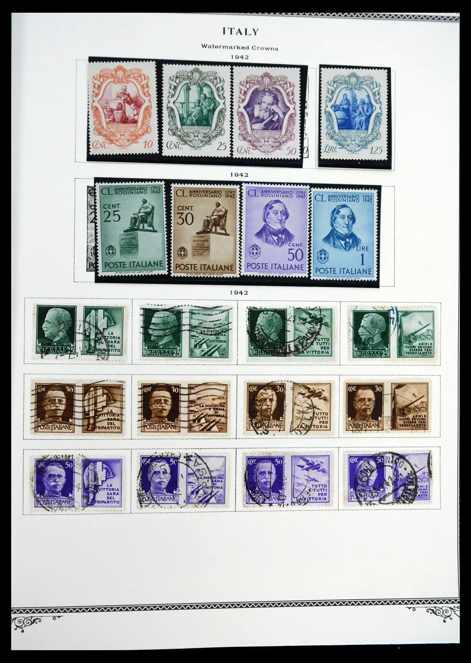 41170 0057 - Postzegelverzameling 41170 Italië en koloniën 1862-1961.