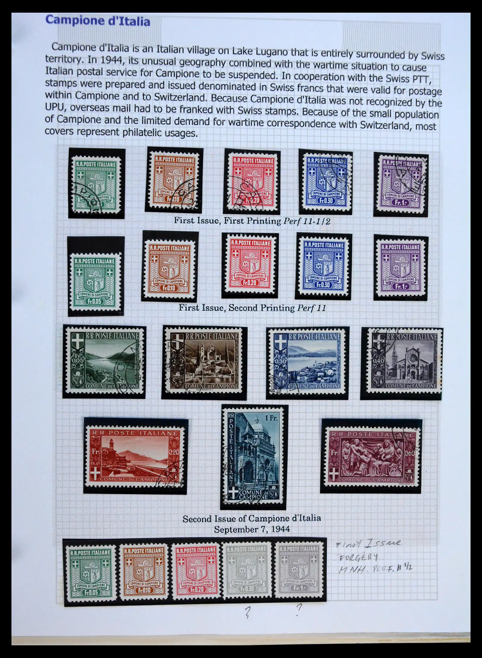 41170 0060 - Postzegelverzameling 41170 Italië en koloniën 1862-1961.