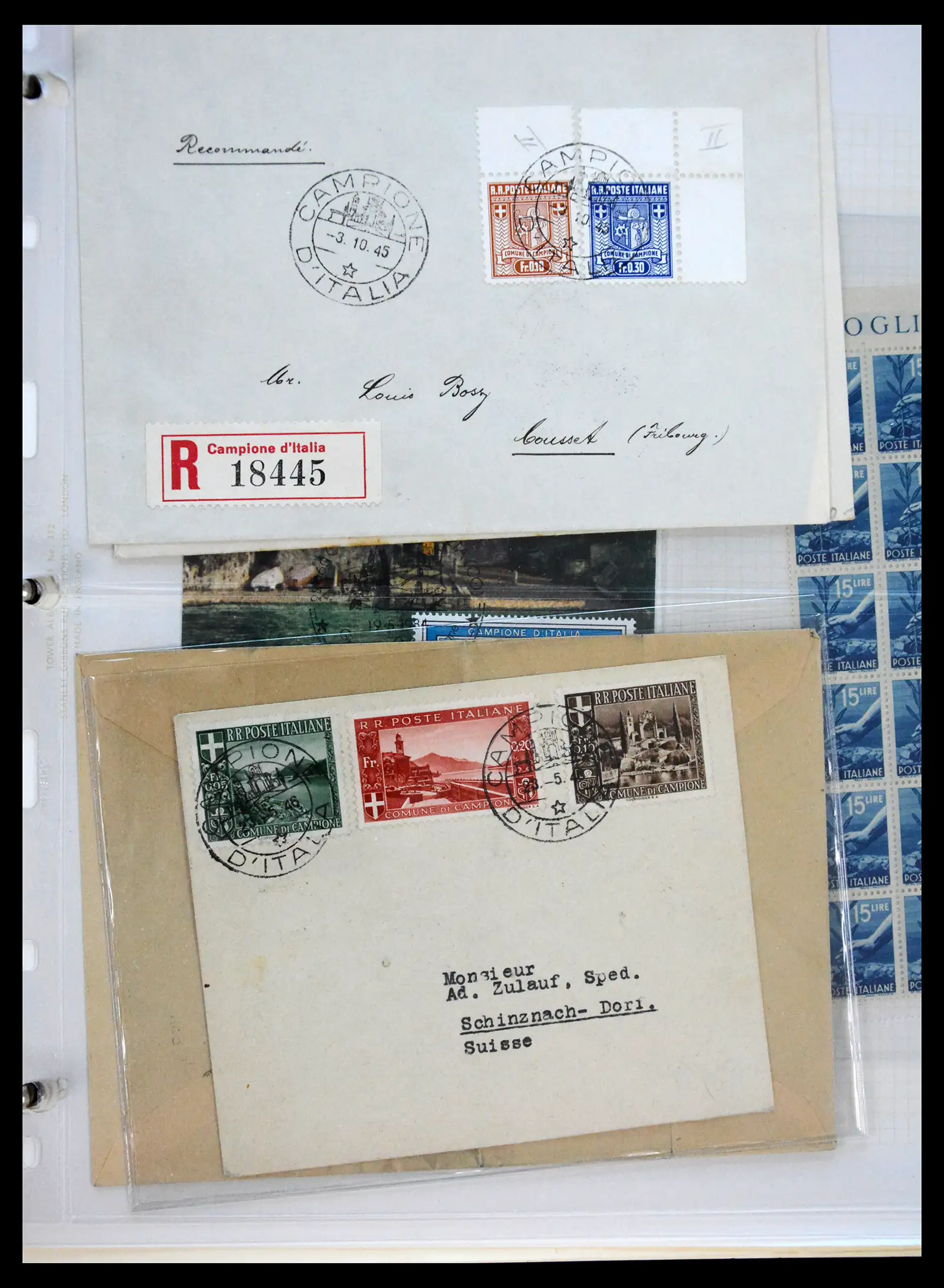 41170 0061 - Postzegelverzameling 41170 Italië en koloniën 1862-1961.