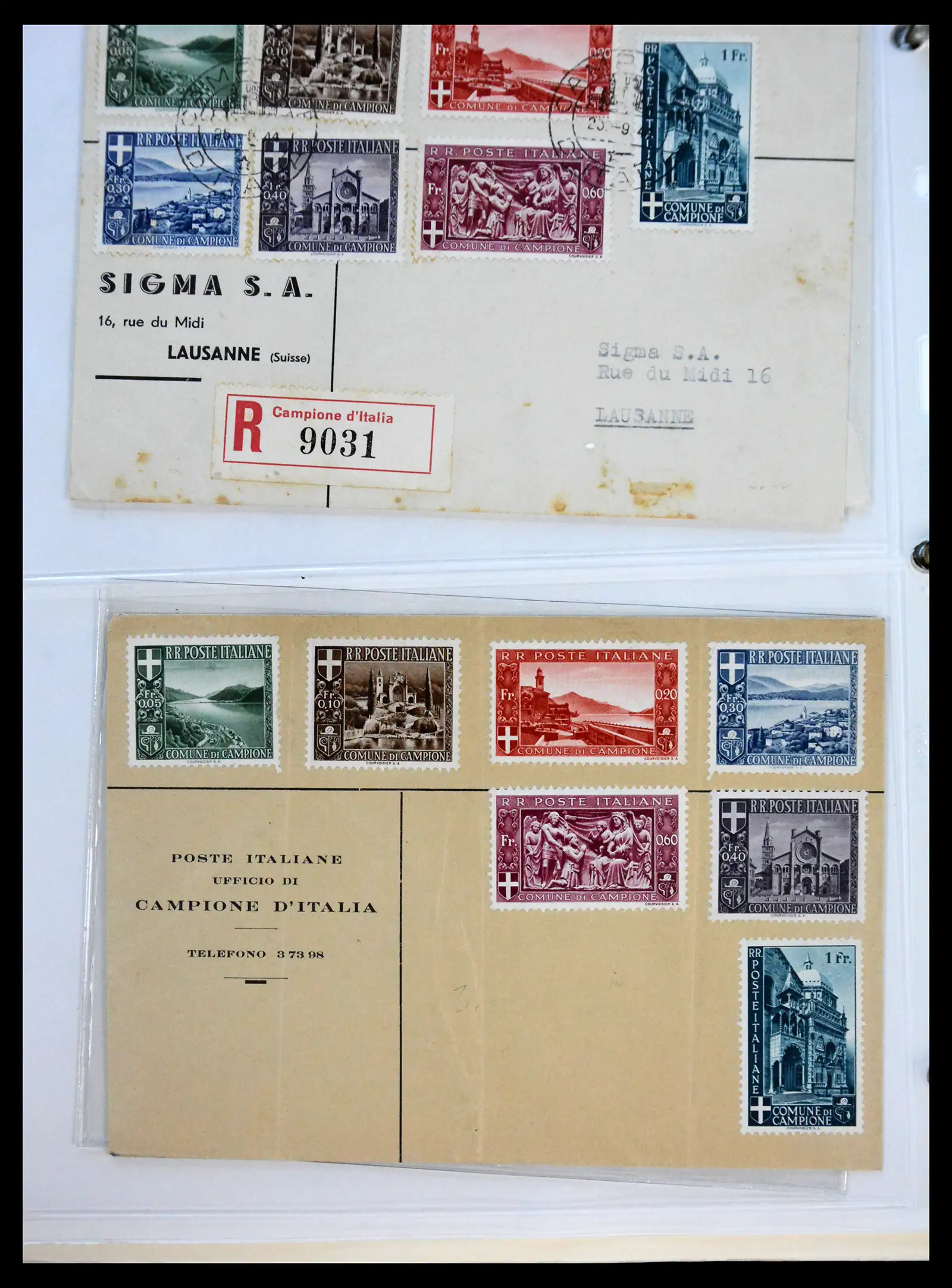 41170 0062 - Postzegelverzameling 41170 Italië en koloniën 1862-1961.