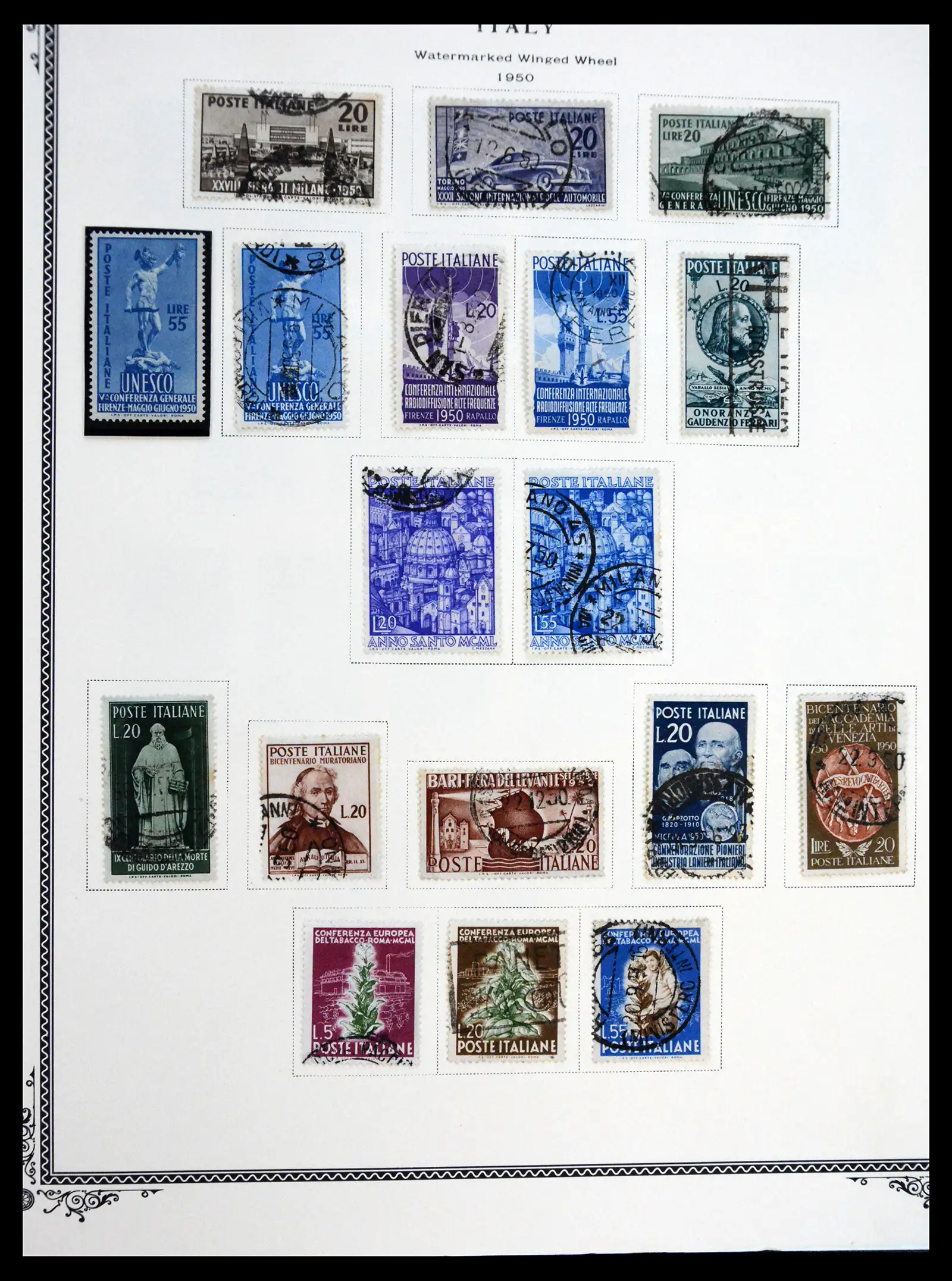 41170 0069 - Postzegelverzameling 41170 Italië en koloniën 1862-1961.