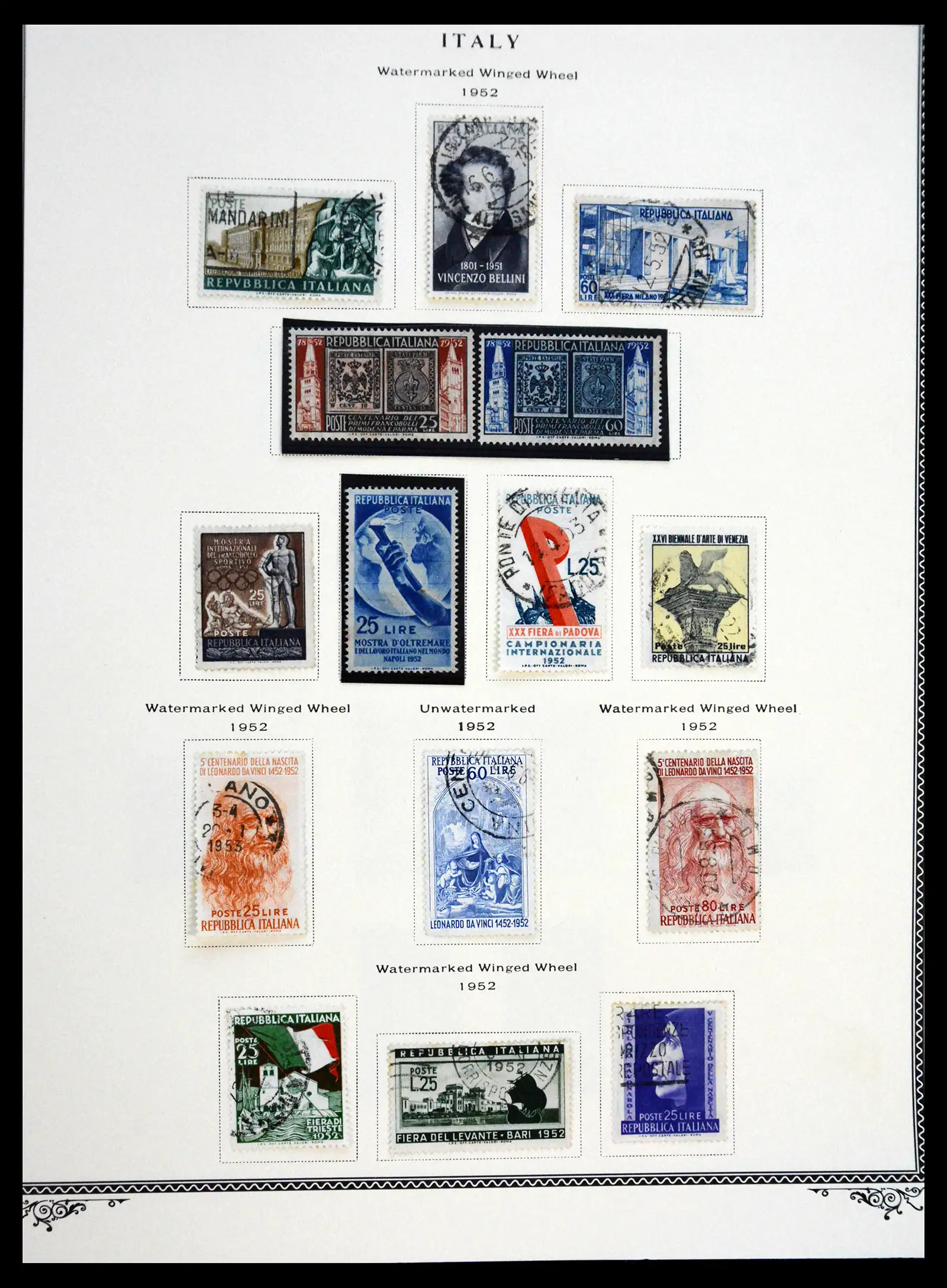 41170 0075 - Postzegelverzameling 41170 Italië en koloniën 1862-1961.