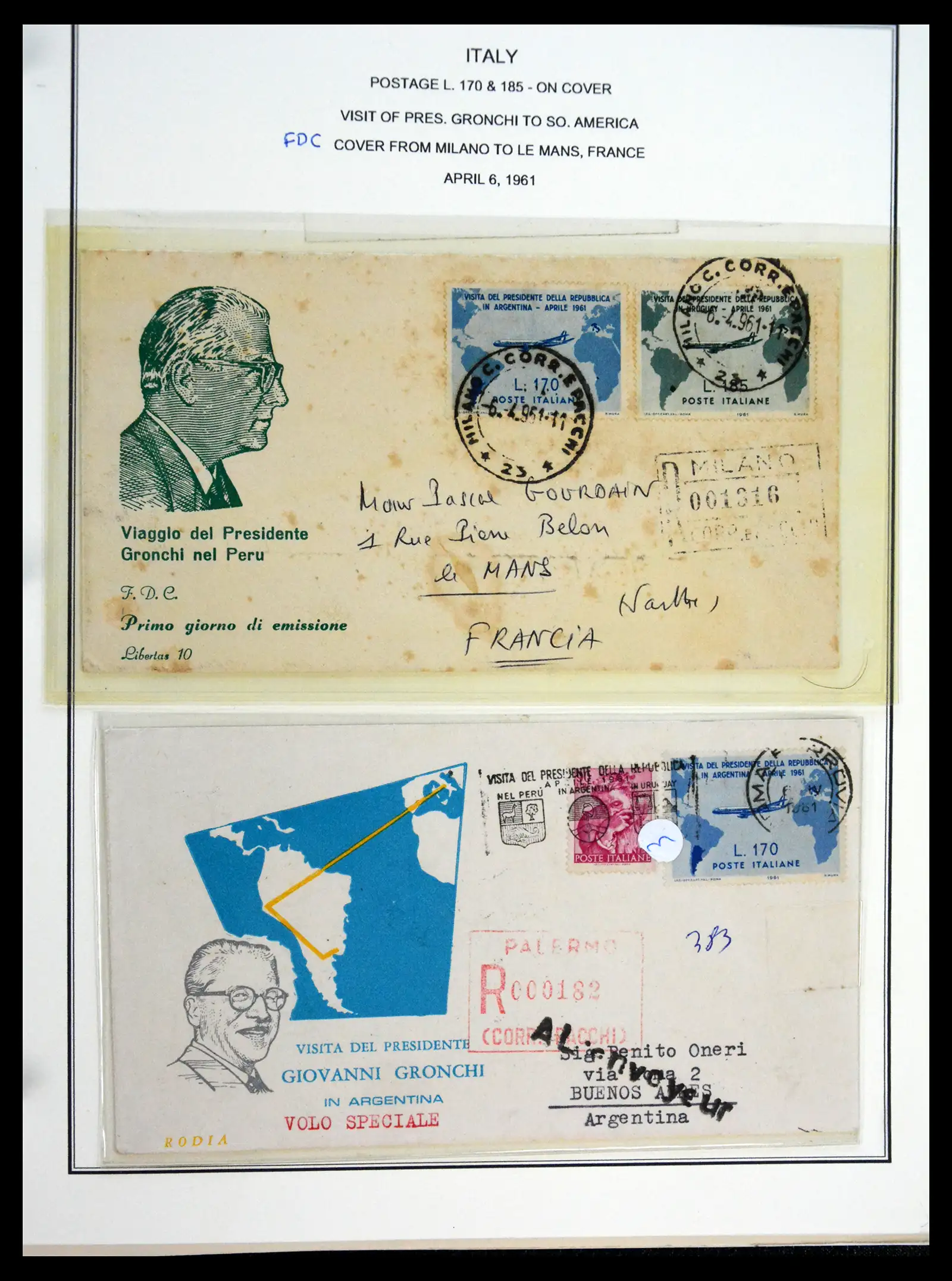 41170 0079 - Postzegelverzameling 41170 Italië en koloniën 1862-1961.