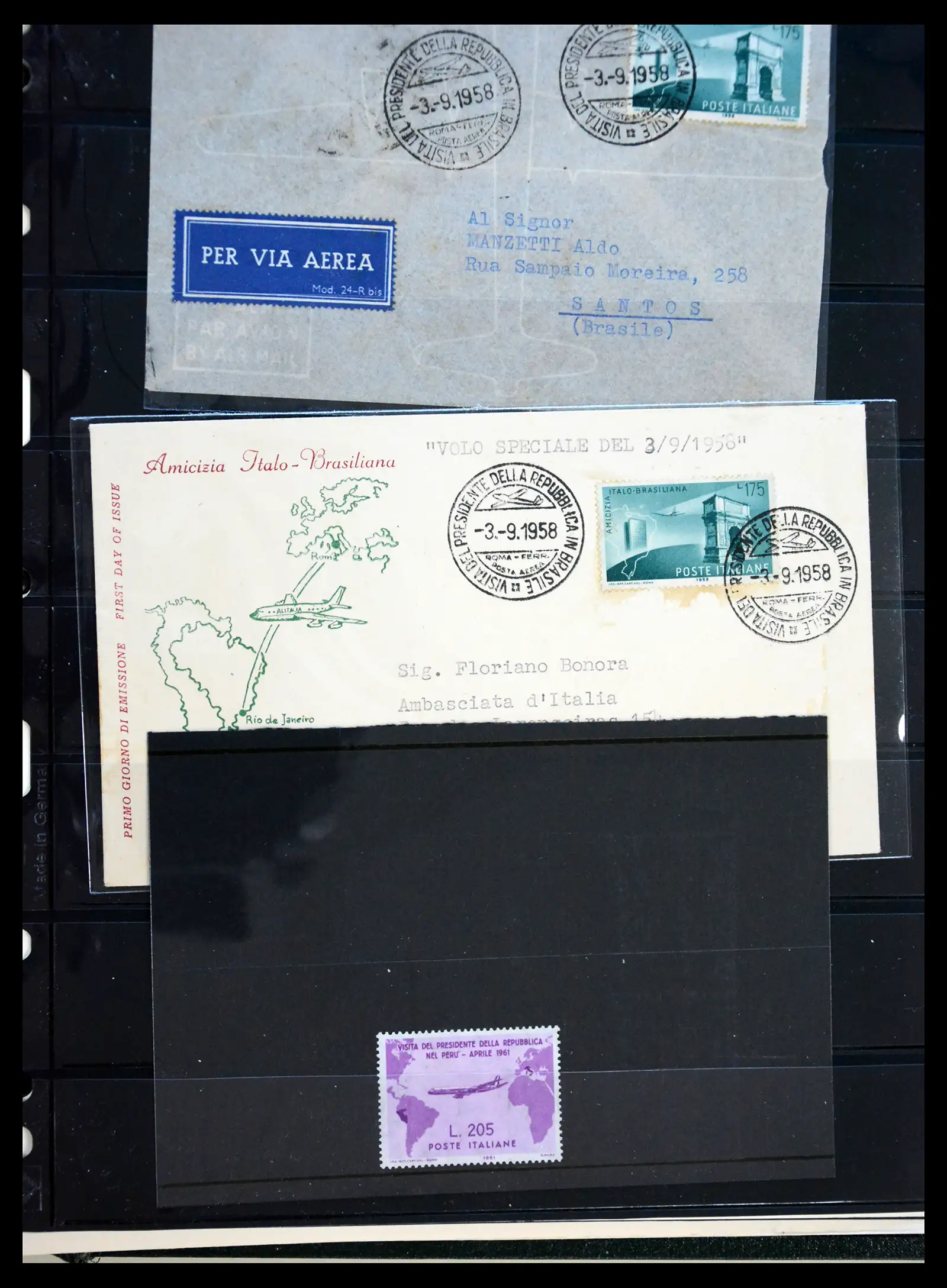 41170 0083 - Postzegelverzameling 41170 Italië en koloniën 1862-1961.