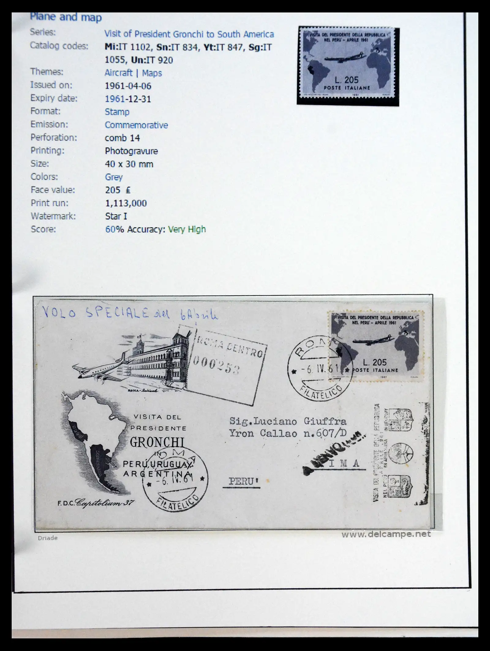 41170 0086 - Postzegelverzameling 41170 Italië en koloniën 1862-1961.