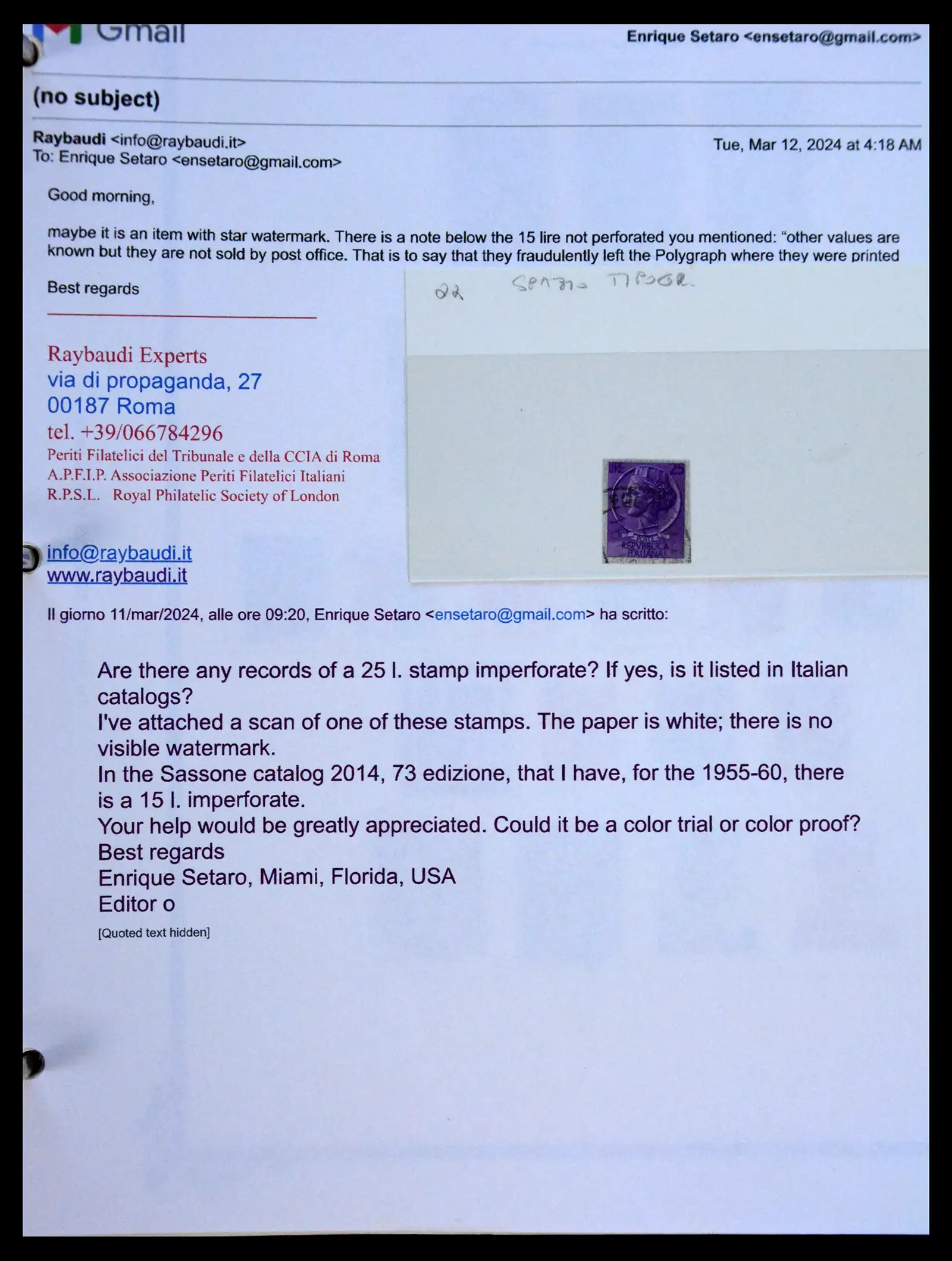 41170 0091 - Postzegelverzameling 41170 Italië en koloniën 1862-1961.