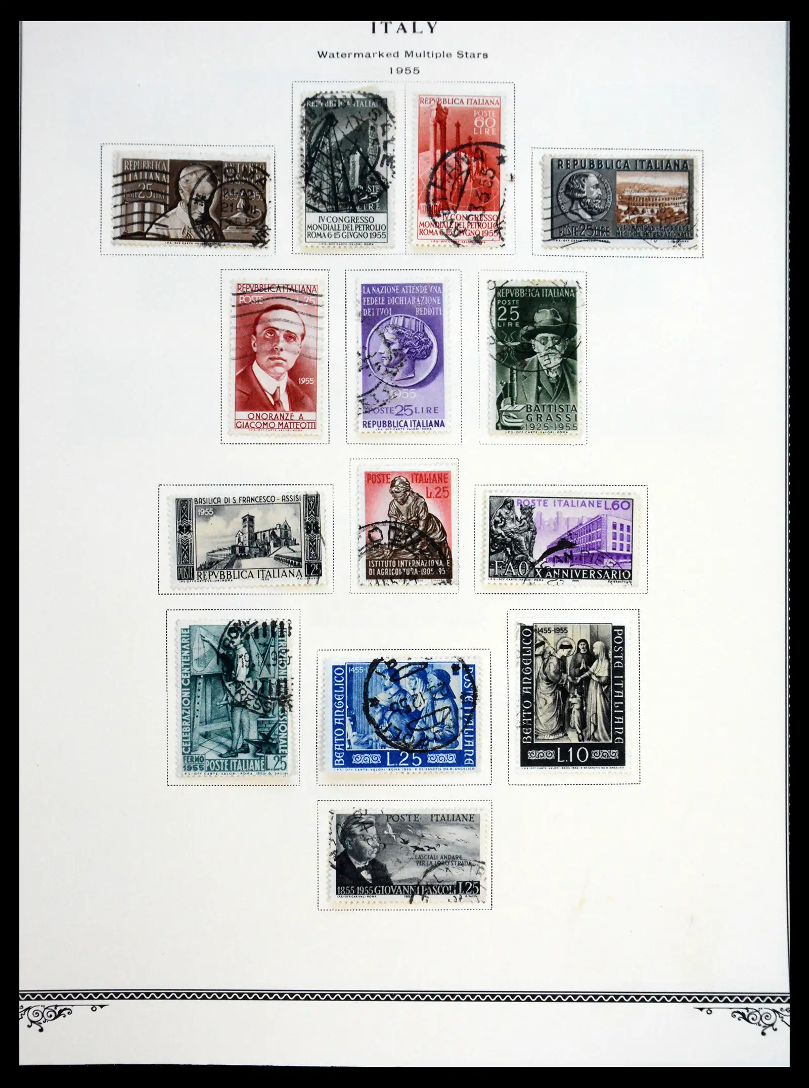 41170 0093 - Postzegelverzameling 41170 Italië en koloniën 1862-1961.