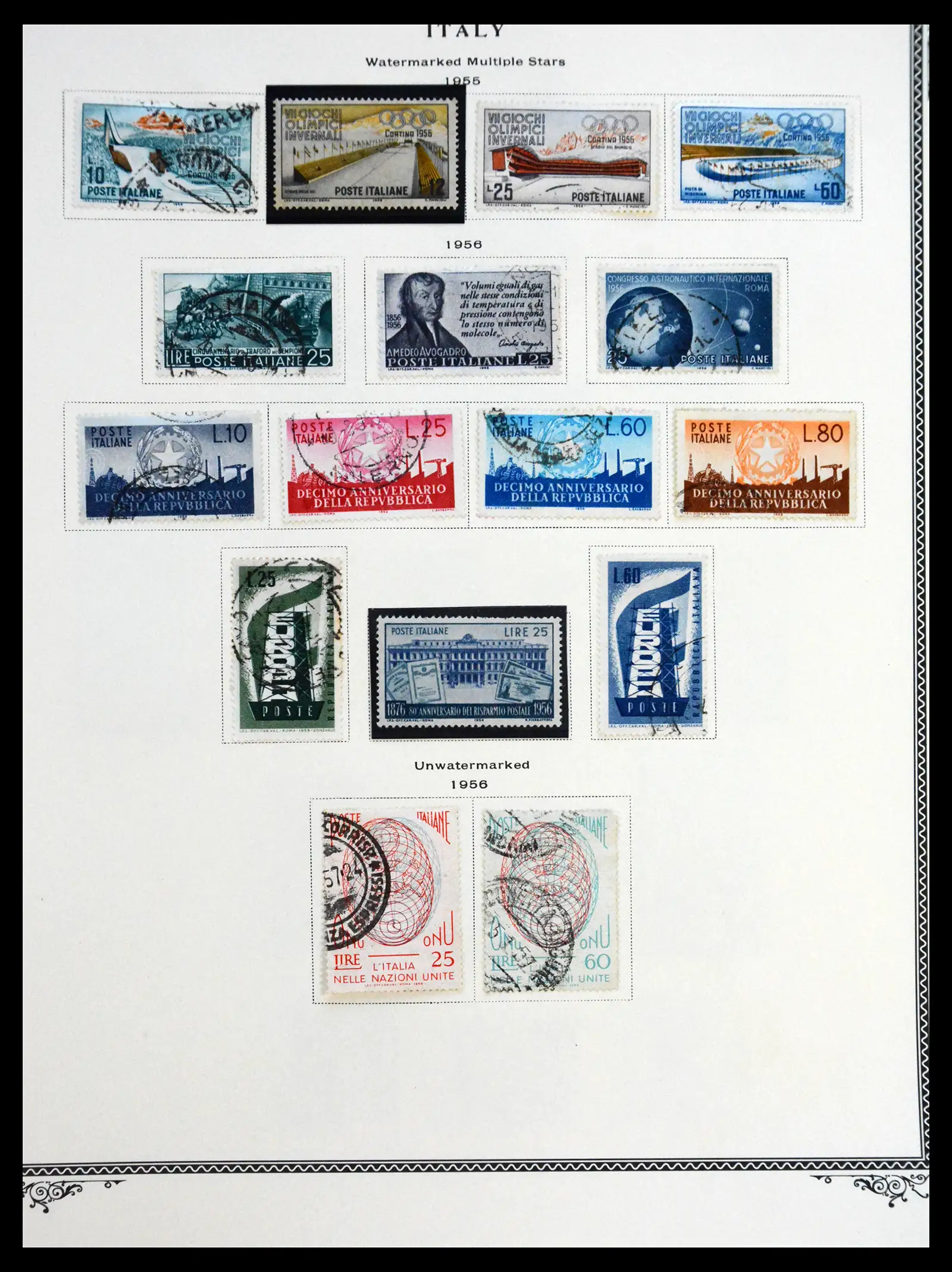 41170 0094 - Postzegelverzameling 41170 Italië en koloniën 1862-1961.