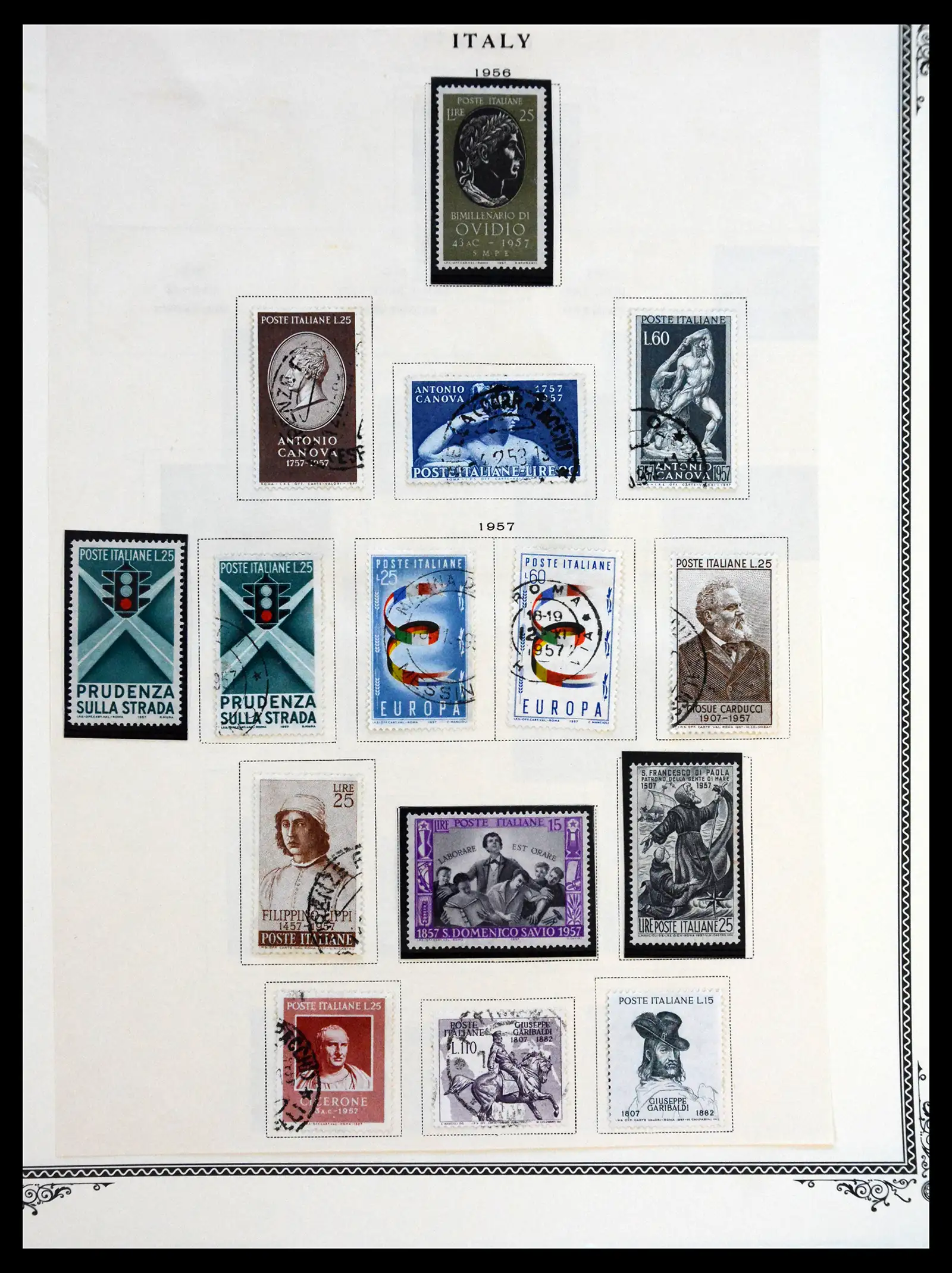 41170 0095 - Postzegelverzameling 41170 Italië en koloniën 1862-1961.