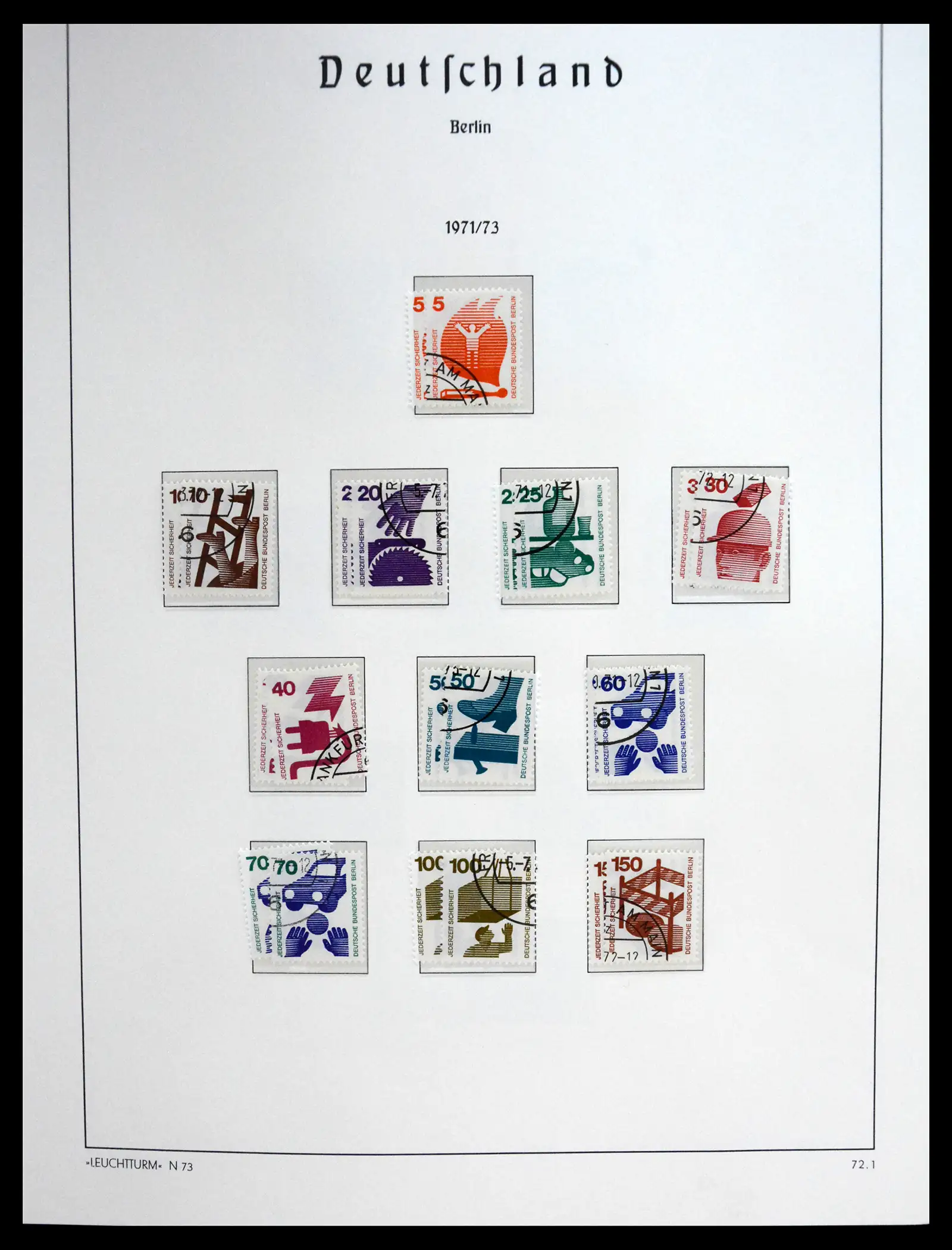 41171 0039 - Stamp collection 41171 Berlin nearly complete 1948-1982.