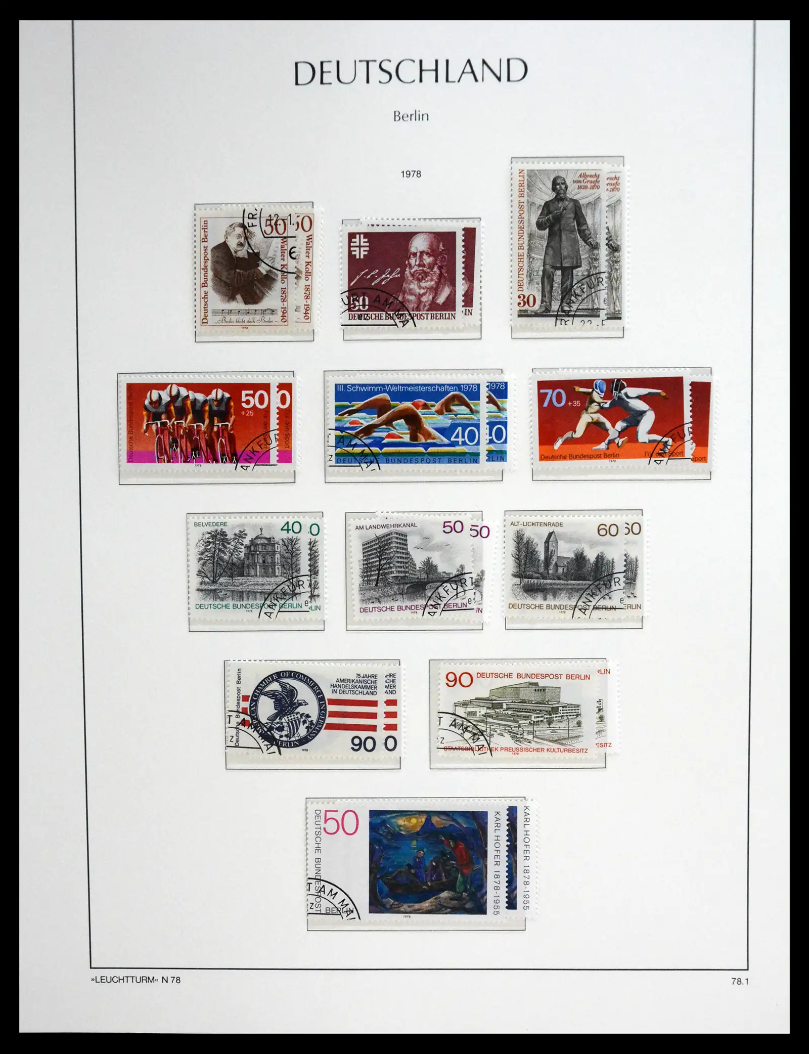 41171 0059 - Stamp collection 41171 Berlin nearly complete 1948-1982.