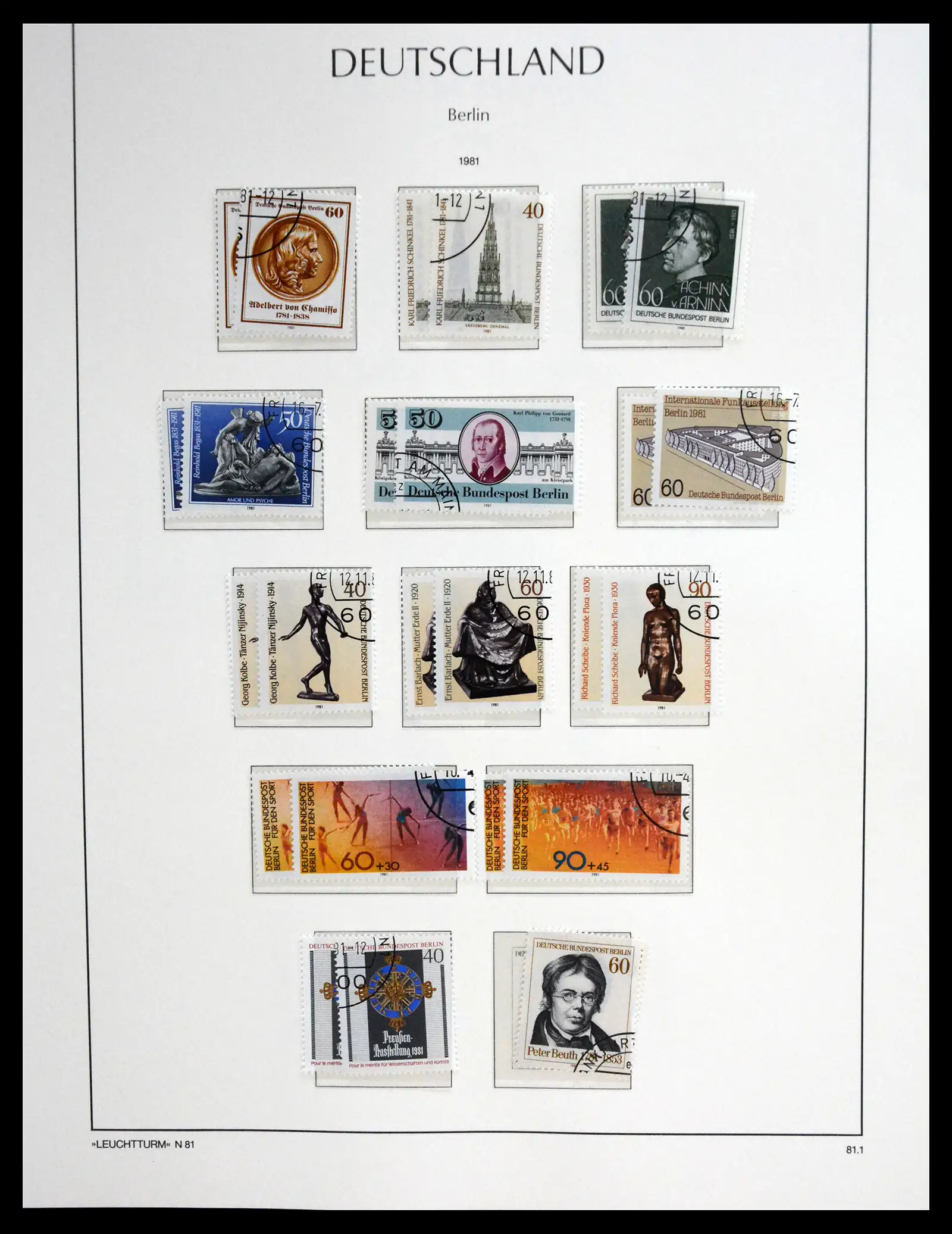 41171 0068 - Stamp collection 41171 Berlin nearly complete 1948-1982.