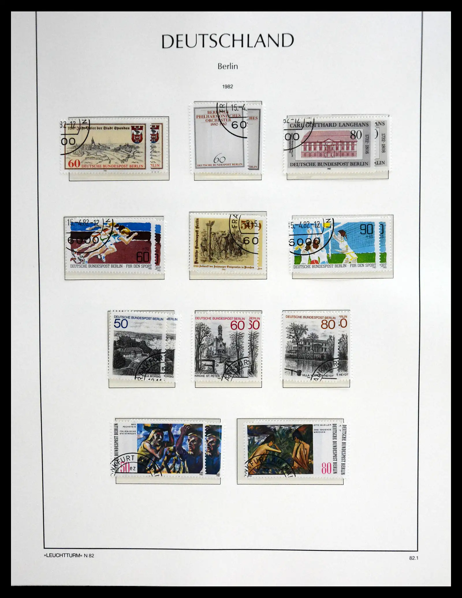 41171 0071 - Stamp collection 41171 Berlin nearly complete 1948-1982.