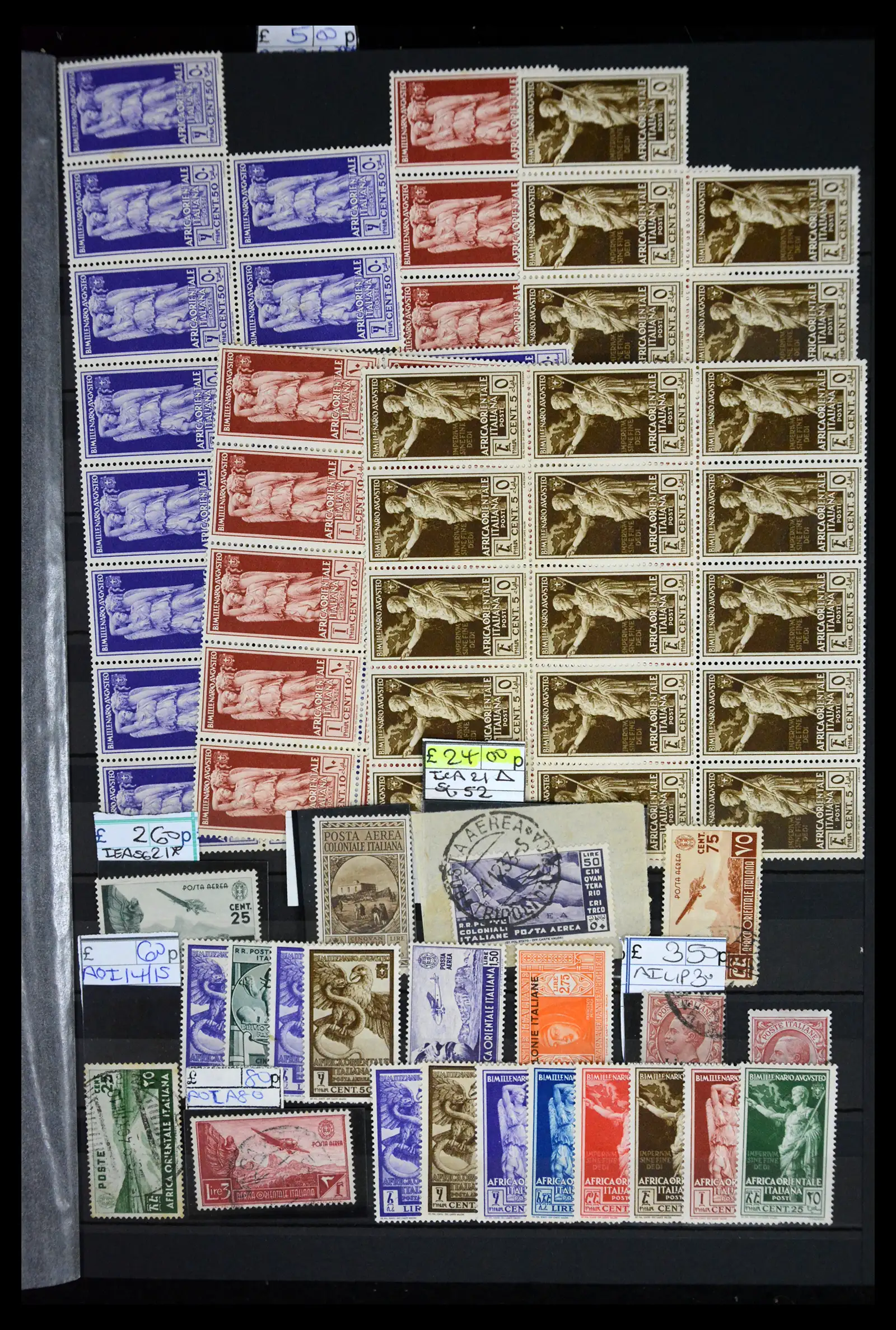 41175 0005 - Stamp collection 41175 Italian colonies 1895-1944.