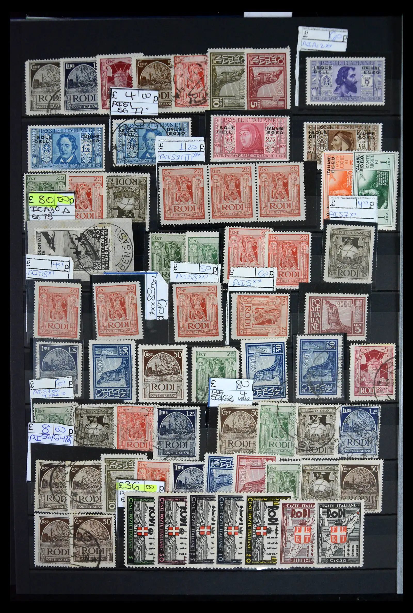 41175 0014 - Stamp collection 41175 Italian colonies 1895-1944.