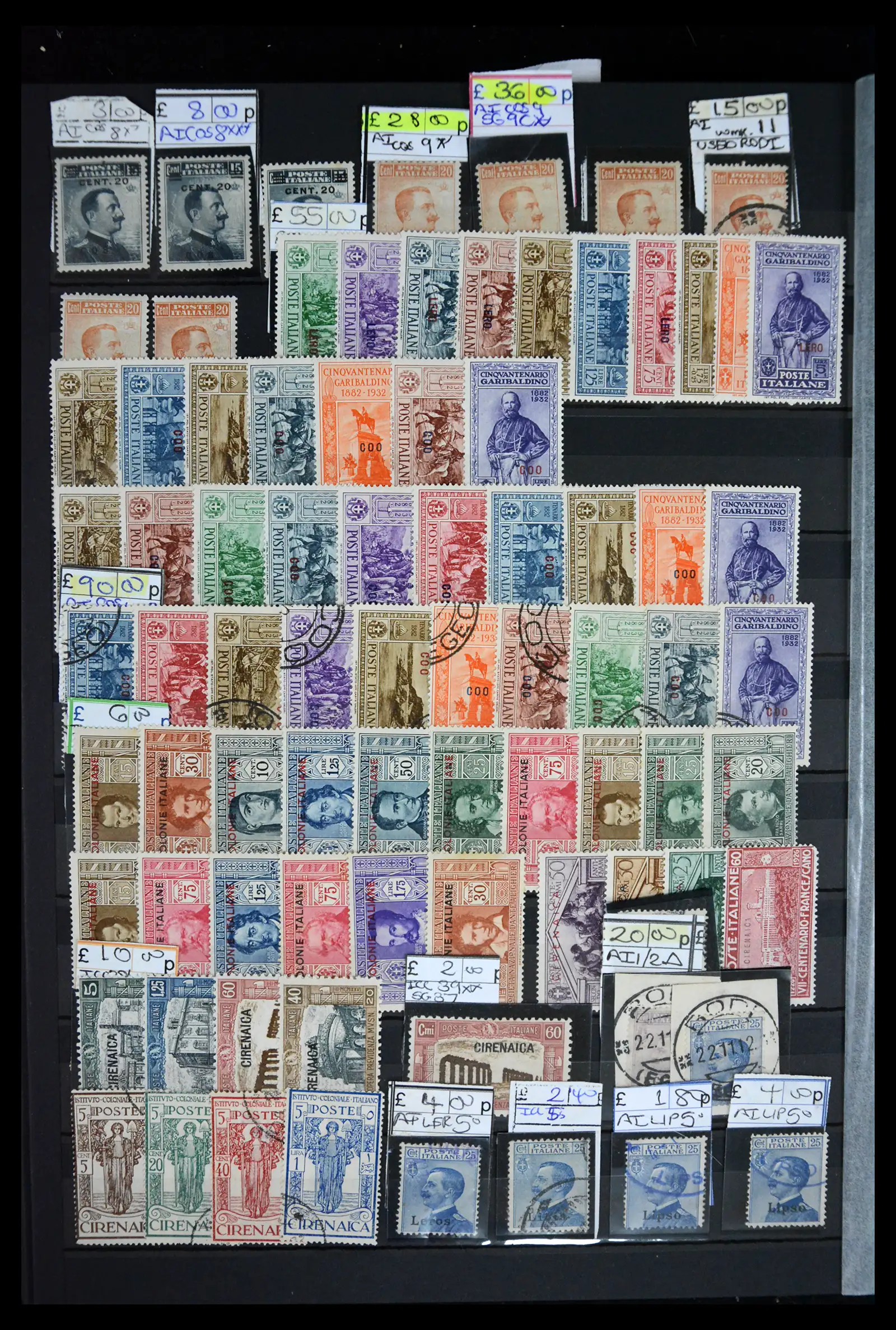 41175 0020 - Stamp collection 41175 Italian colonies 1895-1944.