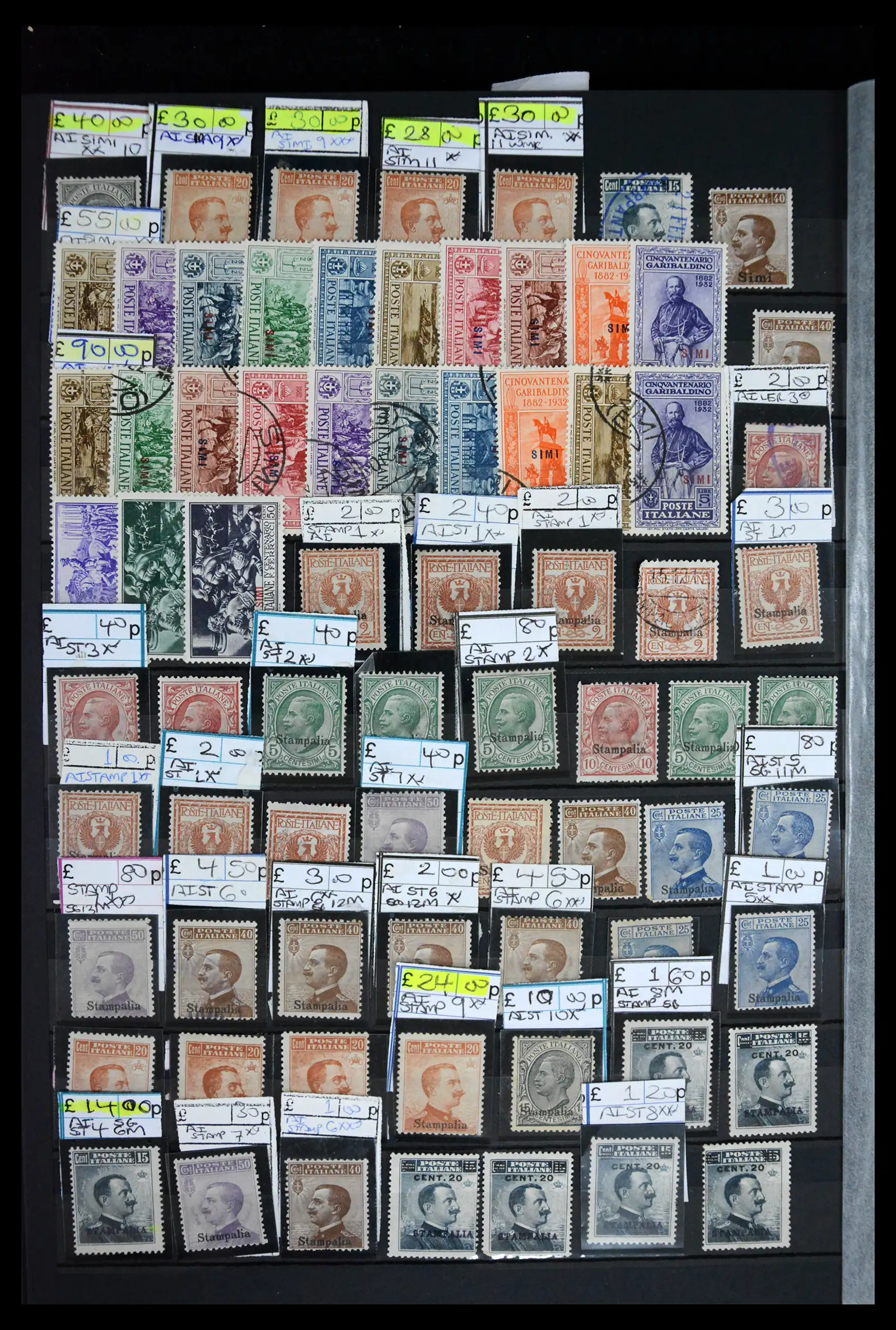 41175 0028 - Postzegelverzameling 41175 Italiaanse koloniën 1895-1944.