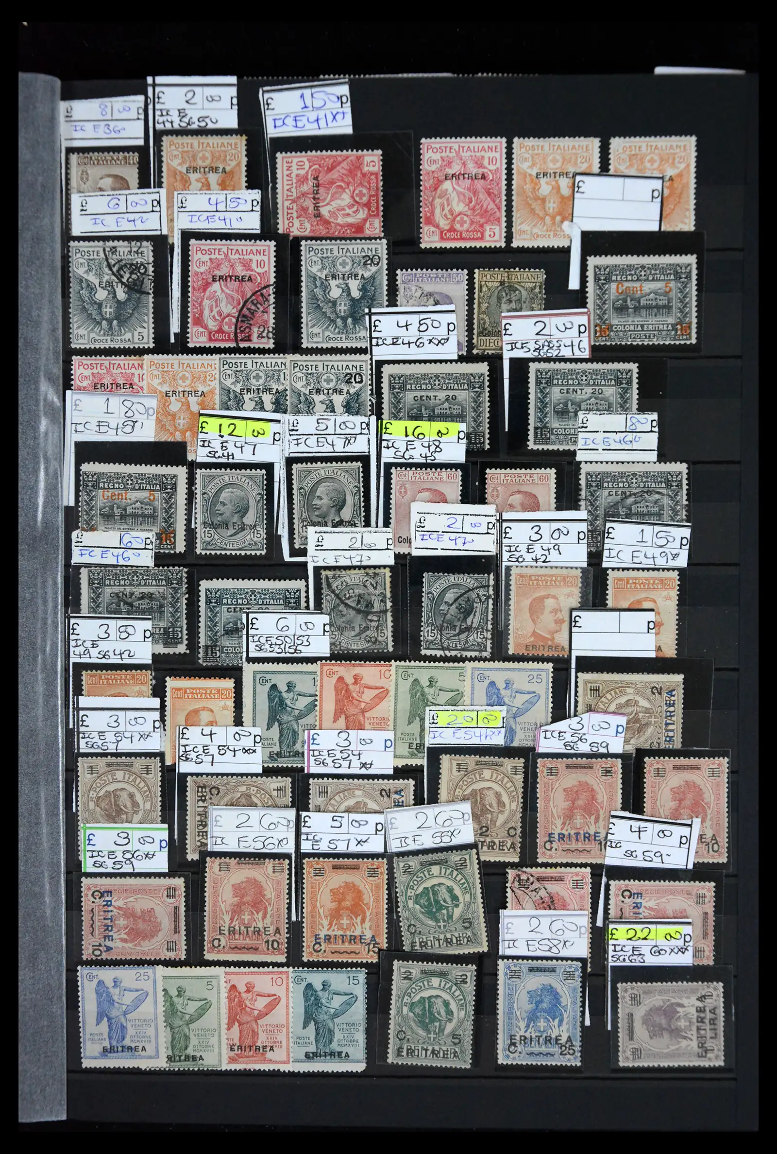 41175 0031 - Postzegelverzameling 41175 Italiaanse koloniën 1895-1944.