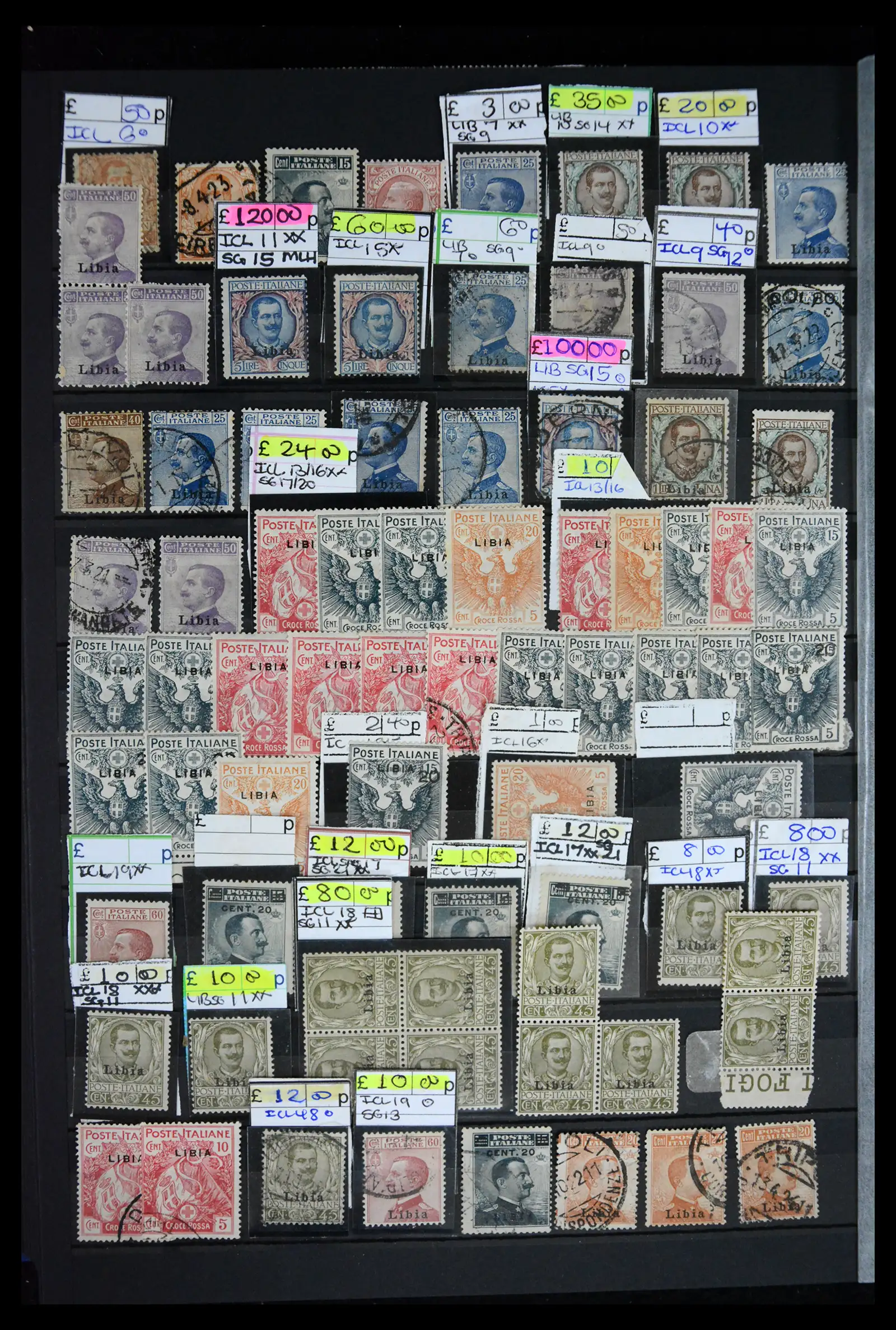 41175 0038 - Postzegelverzameling 41175 Italiaanse koloniën 1895-1944.