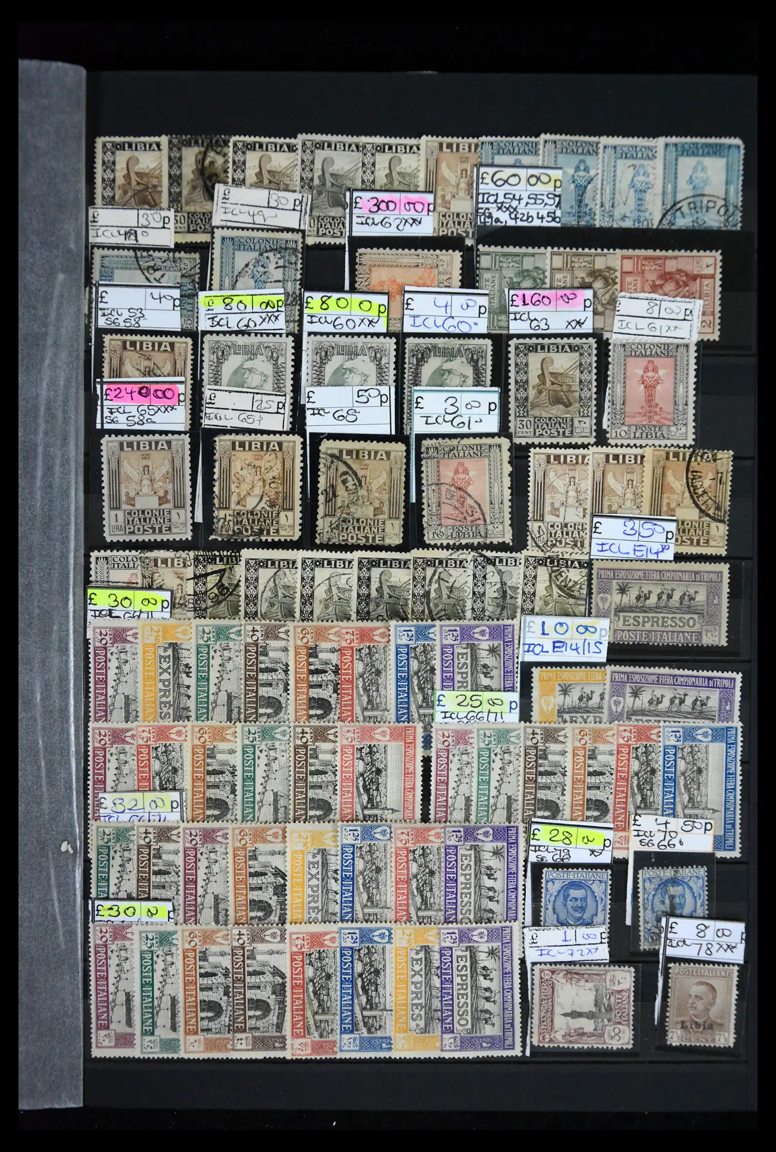 41175 0041 - Postzegelverzameling 41175 Italiaanse koloniën 1895-1944.