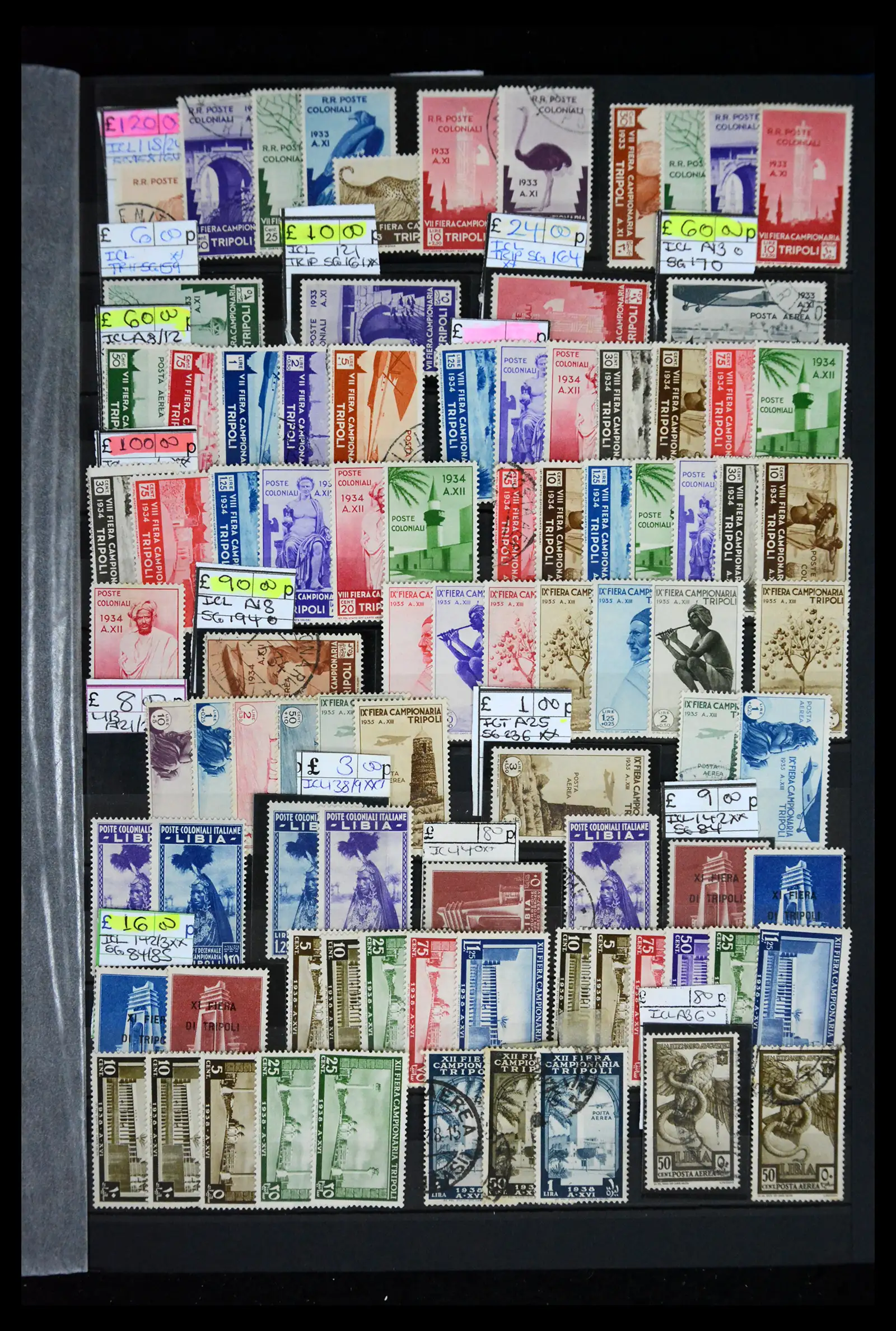 41175 0043 - Postzegelverzameling 41175 Italiaanse koloniën 1895-1944.