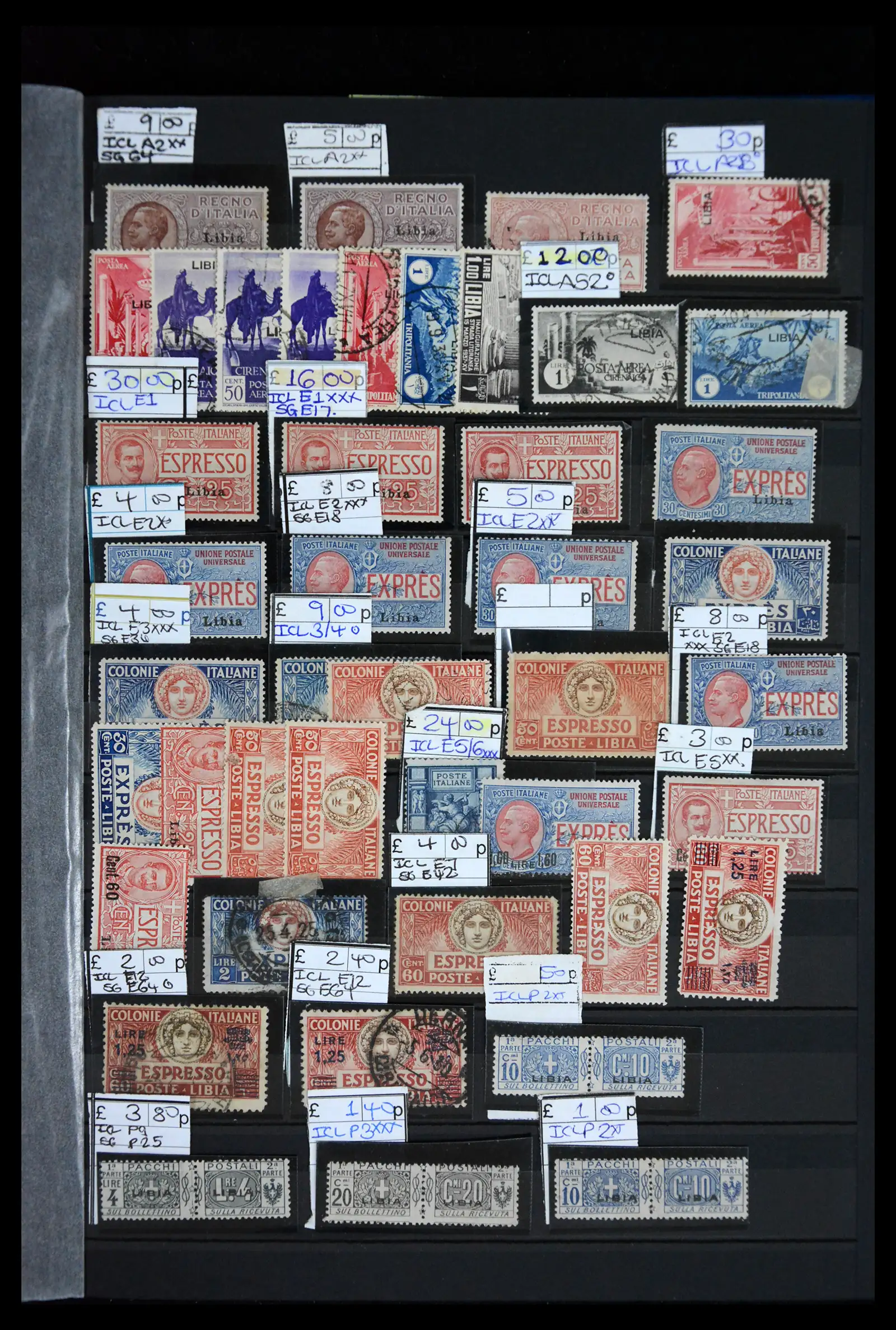 41175 0045 - Postzegelverzameling 41175 Italiaanse koloniën 1895-1944.