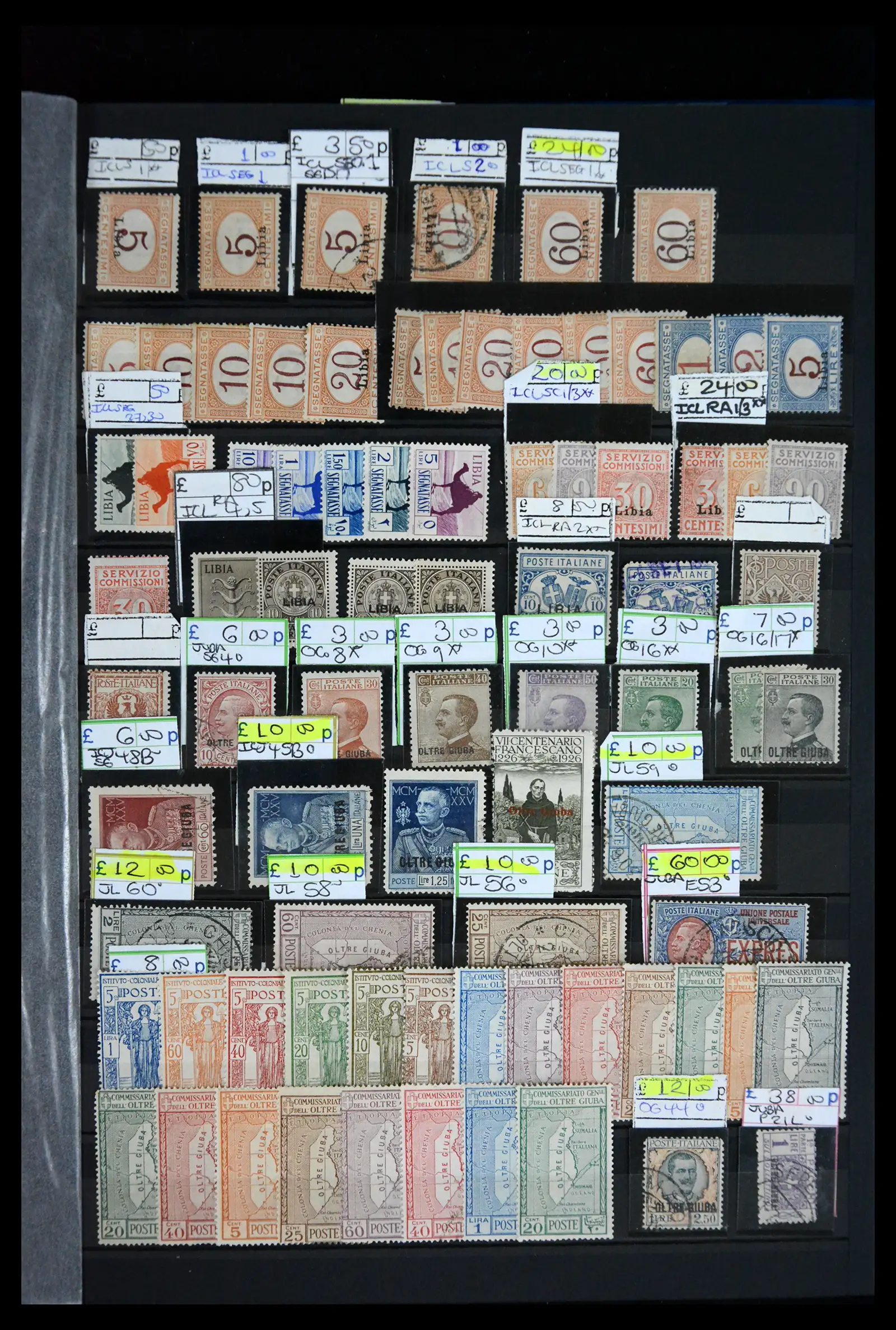 41175 0047 - Postzegelverzameling 41175 Italiaanse koloniën 1895-1944.