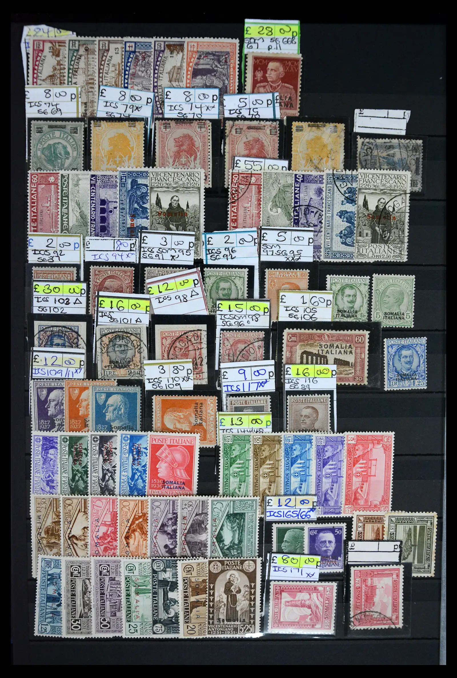 41175 0050 - Postzegelverzameling 41175 Italiaanse koloniën 1895-1944.