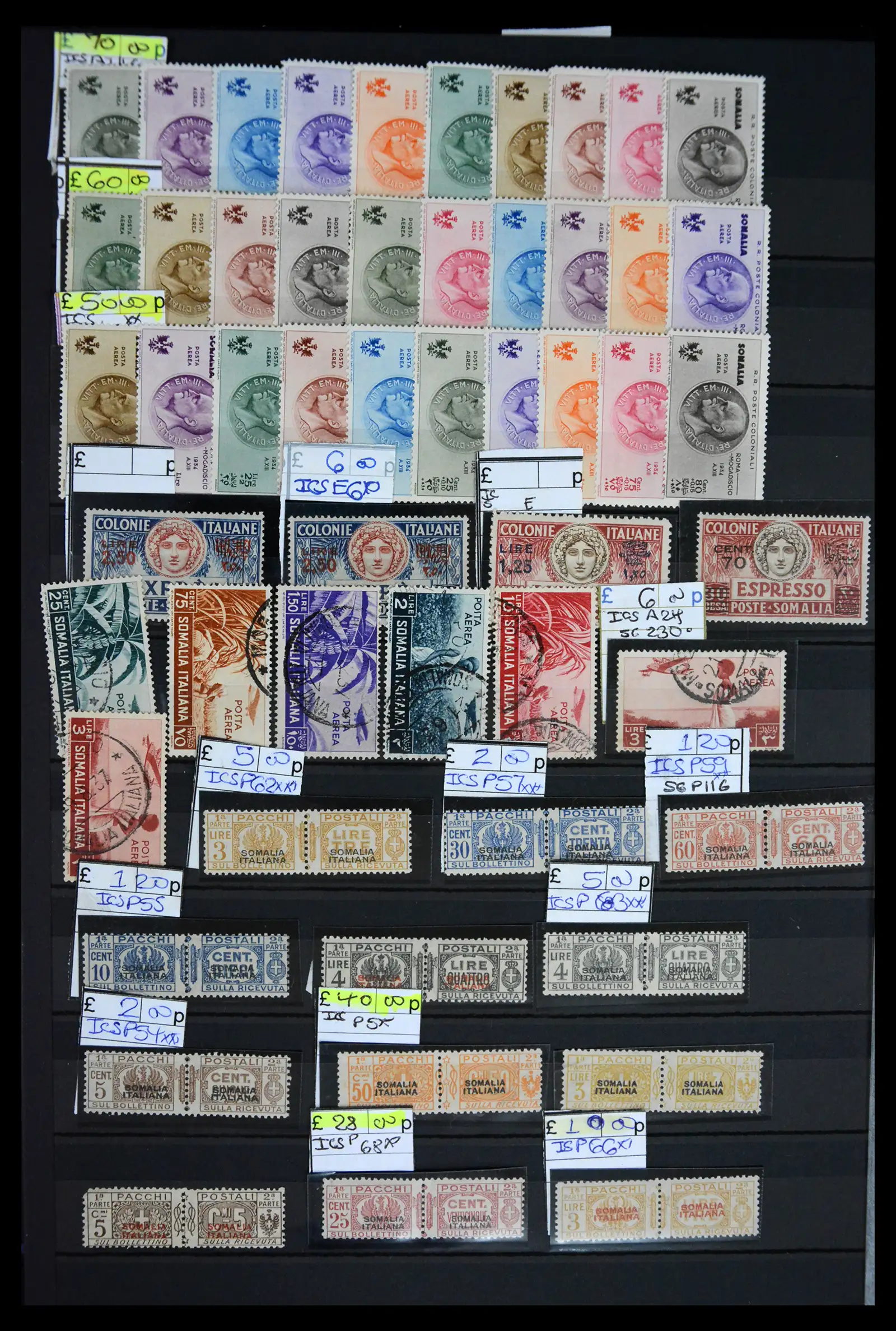 41175 0052 - Postzegelverzameling 41175 Italiaanse koloniën 1895-1944.