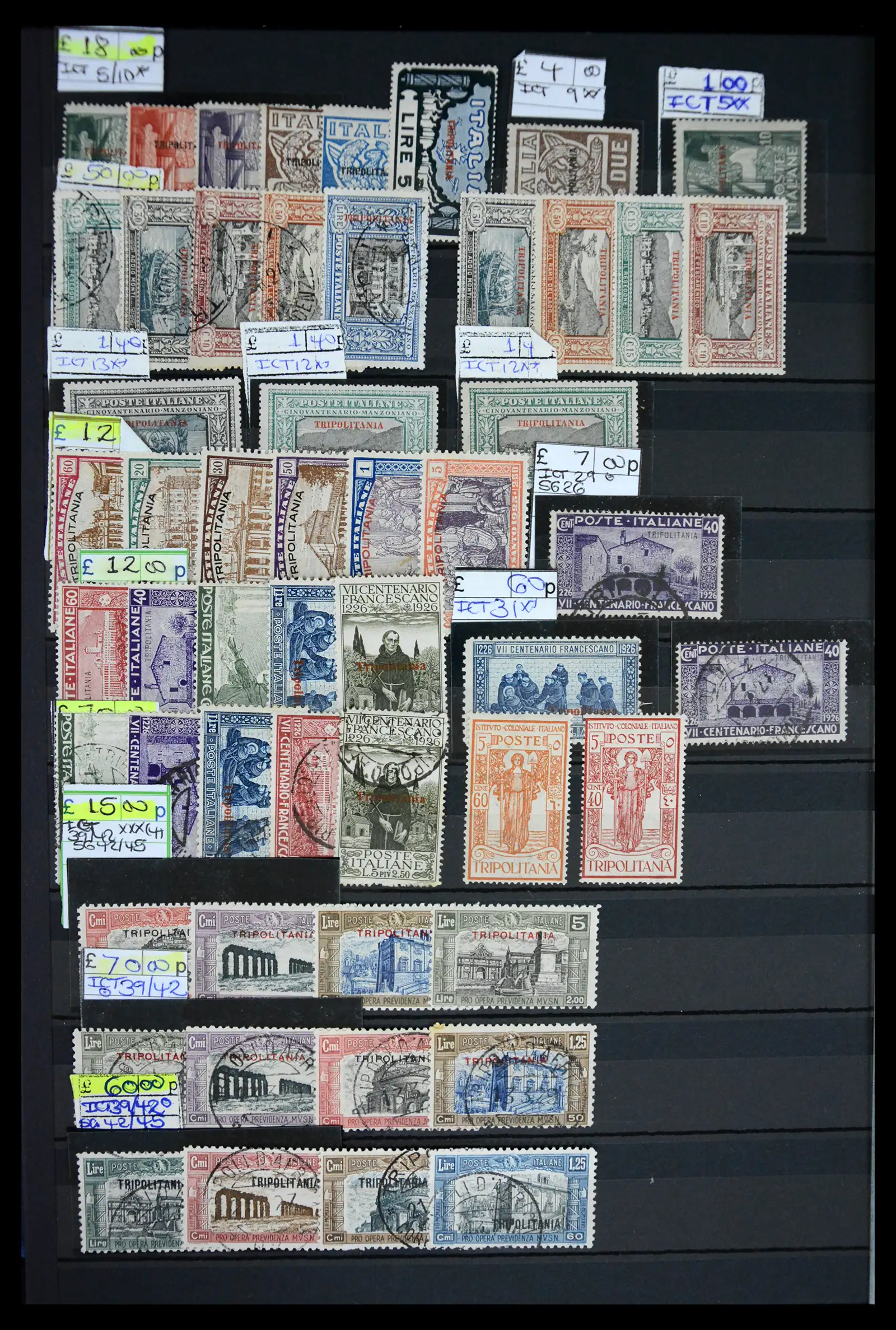 41175 0054 - Postzegelverzameling 41175 Italiaanse koloniën 1895-1944.