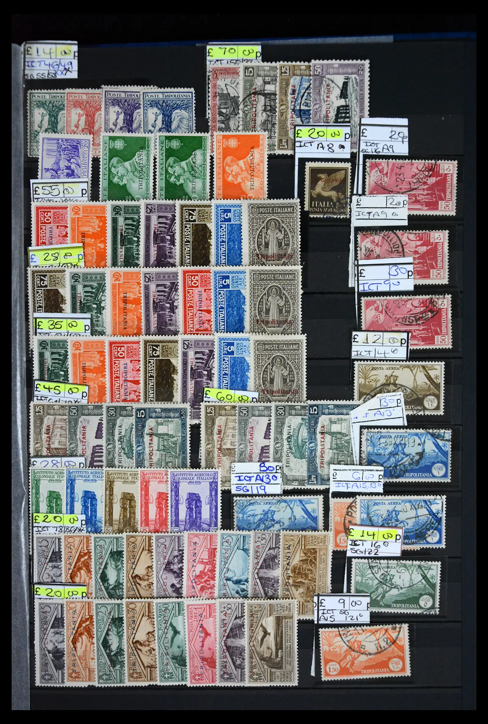 41175 0055 - Postzegelverzameling 41175 Italiaanse koloniën 1895-1944.