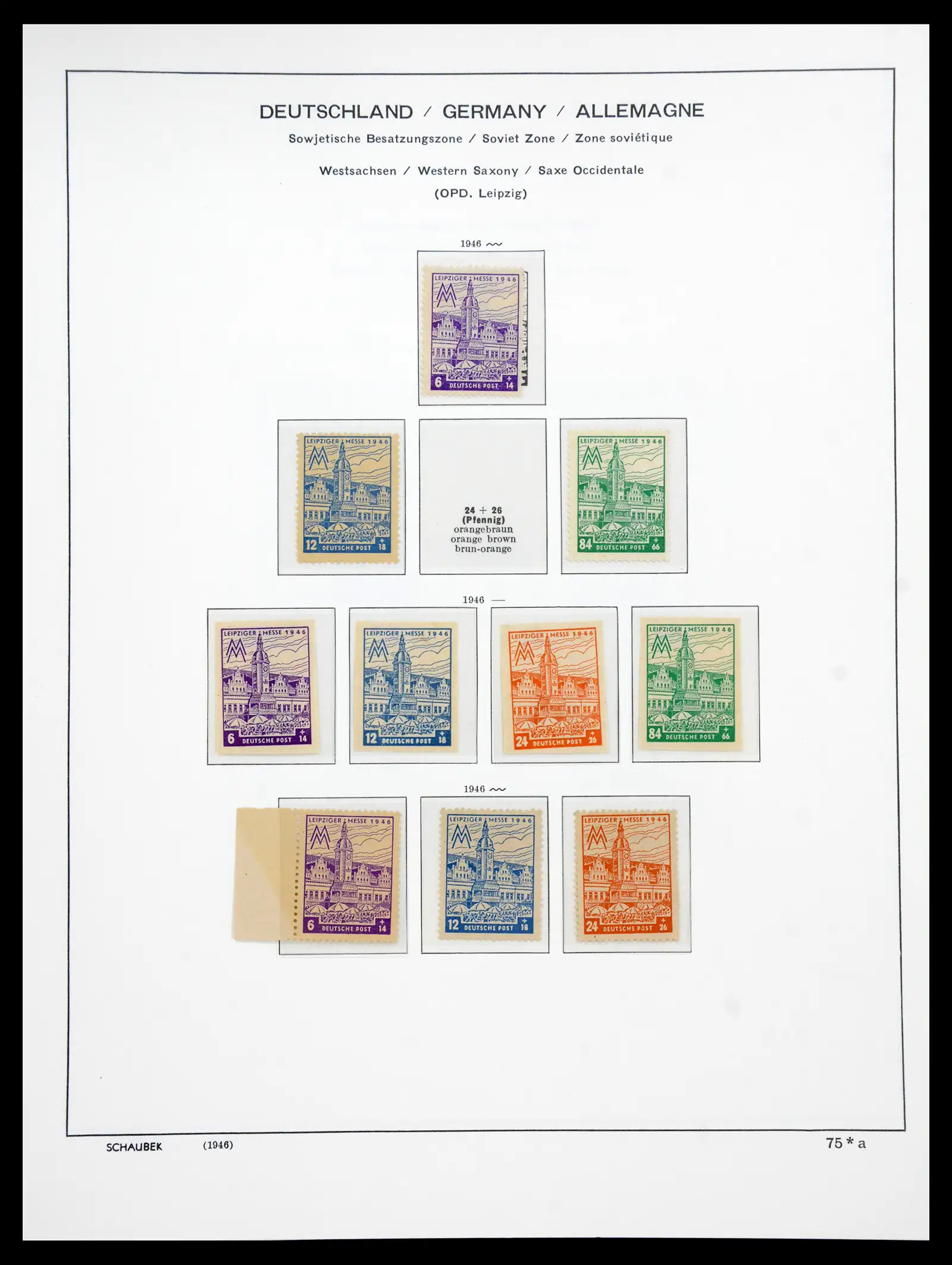 41177 0022 - Postzegelverzameling 41177 Duitsland sovjet zone 1945-1949.