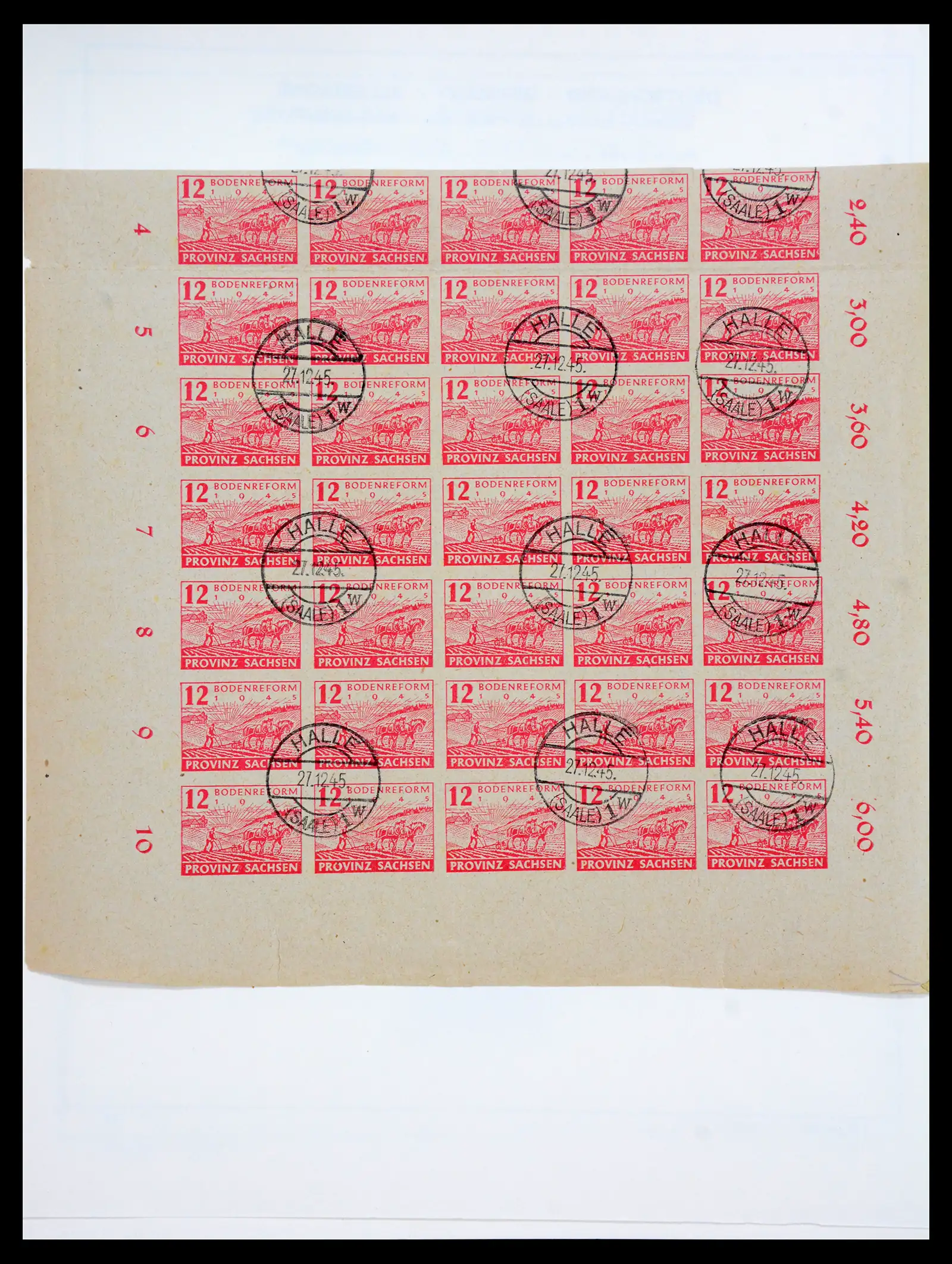 41177 0032 - Postzegelverzameling 41177 Duitsland sovjet zone 1945-1949.