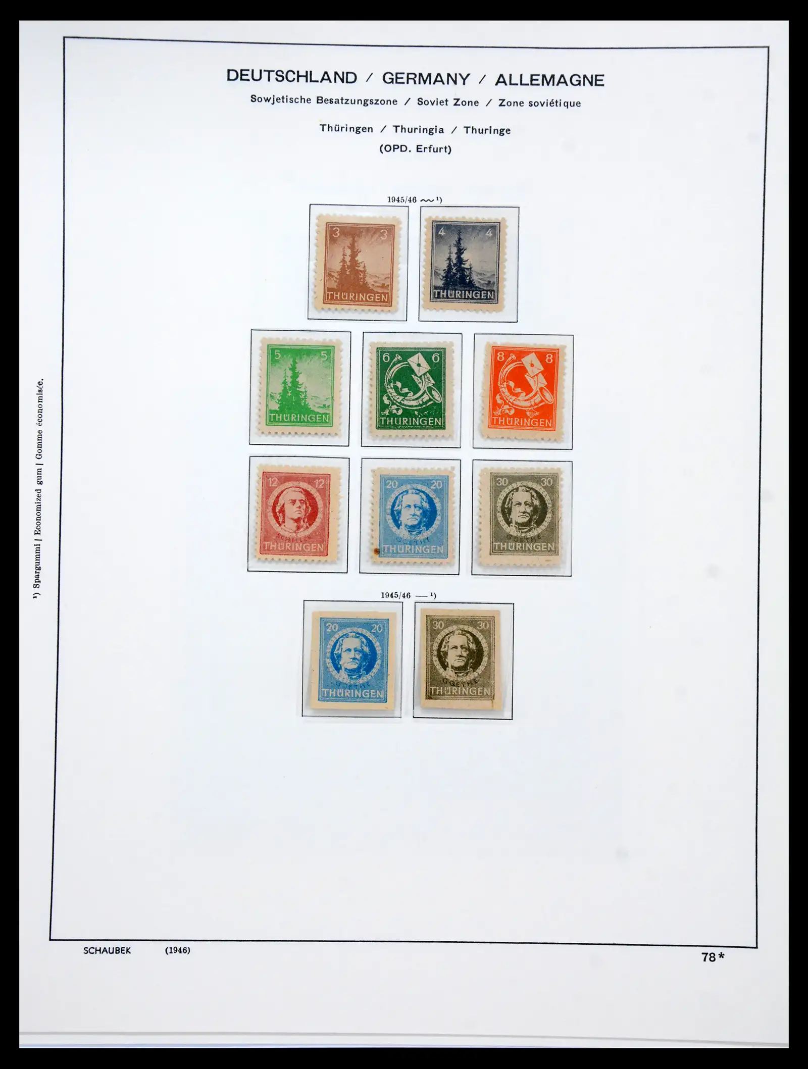41177 0034 - Postzegelverzameling 41177 Duitsland sovjet zone 1945-1949.